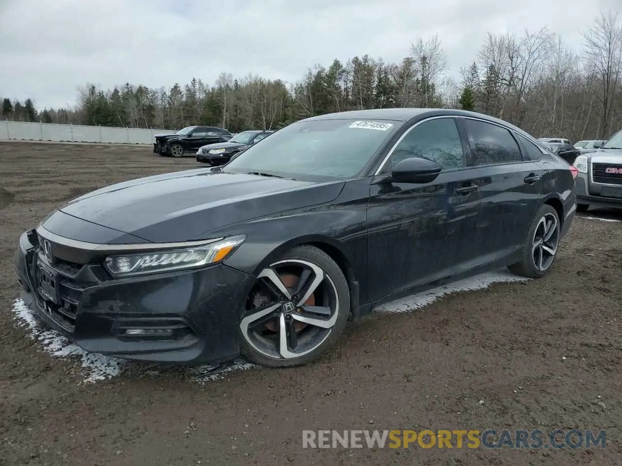 1 Photograph of a damaged car 1HGCV1F37KA804249 HONDA ACCORD 2019