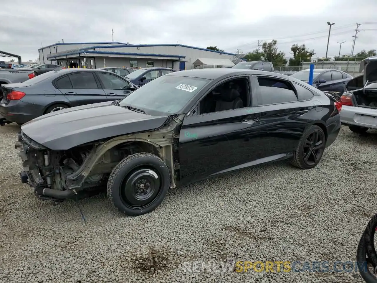 1 Photograph of a damaged car 1HGCV1F38KA005371 HONDA ACCORD 2019