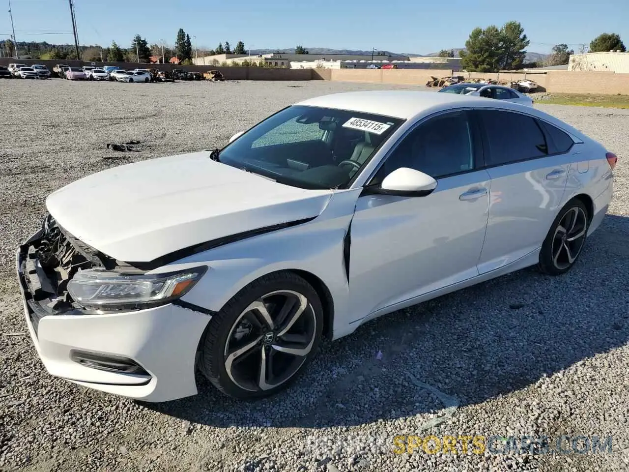 1 Photograph of a damaged car 1HGCV1F38KA037866 HONDA ACCORD 2019