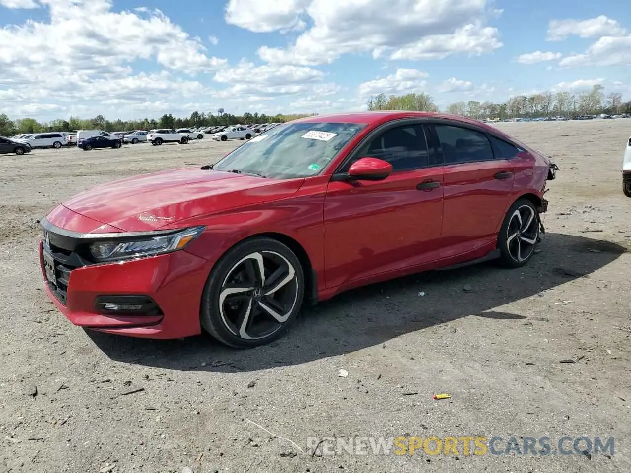 1 Photograph of a damaged car 1HGCV1F38KA040427 HONDA ACCORD 2019