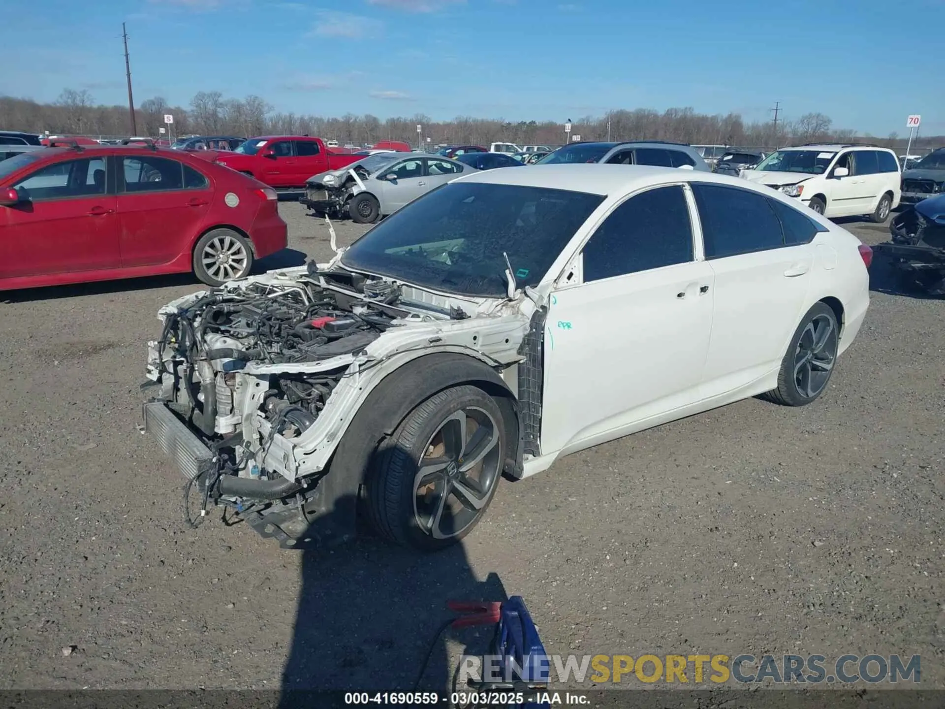 2 Photograph of a damaged car 1HGCV1F38KA041223 HONDA ACCORD 2019