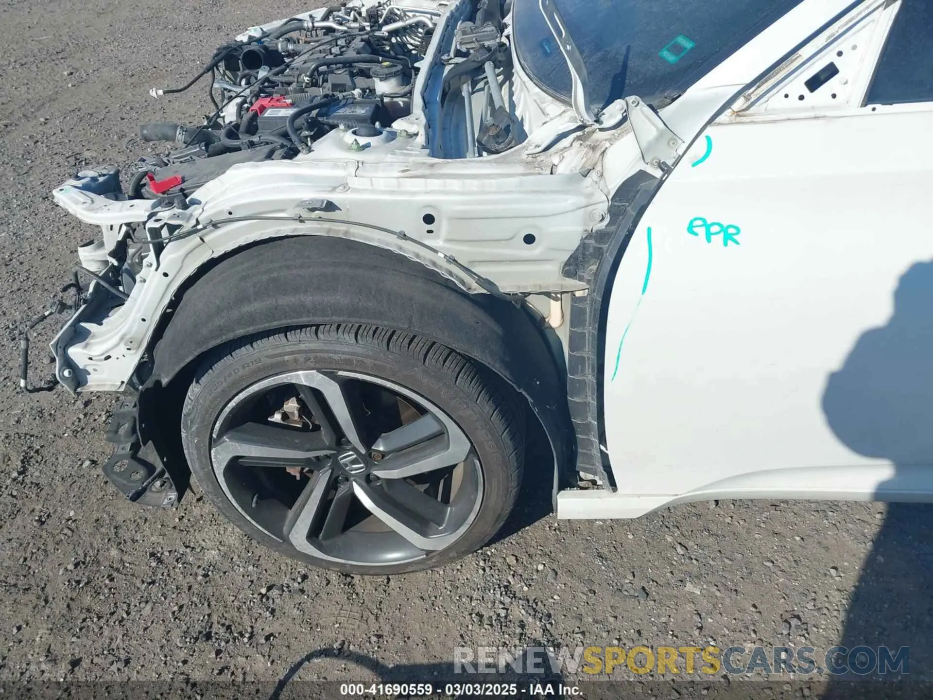 6 Photograph of a damaged car 1HGCV1F38KA041223 HONDA ACCORD 2019