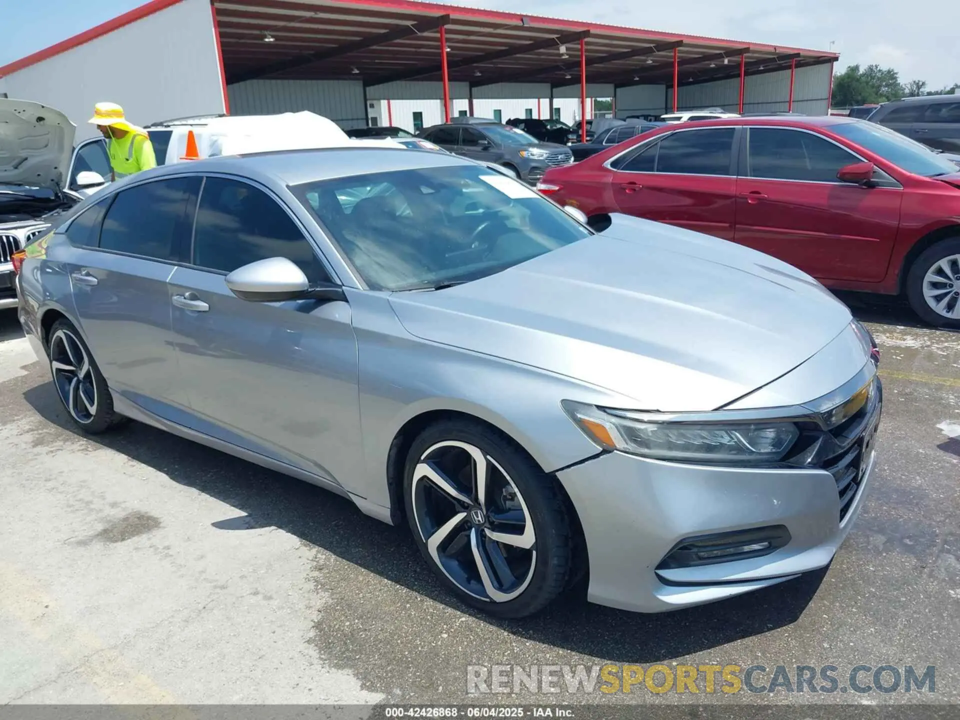 1 Photograph of a damaged car 1HGCV1F38KA044770 HONDA ACCORD 2019