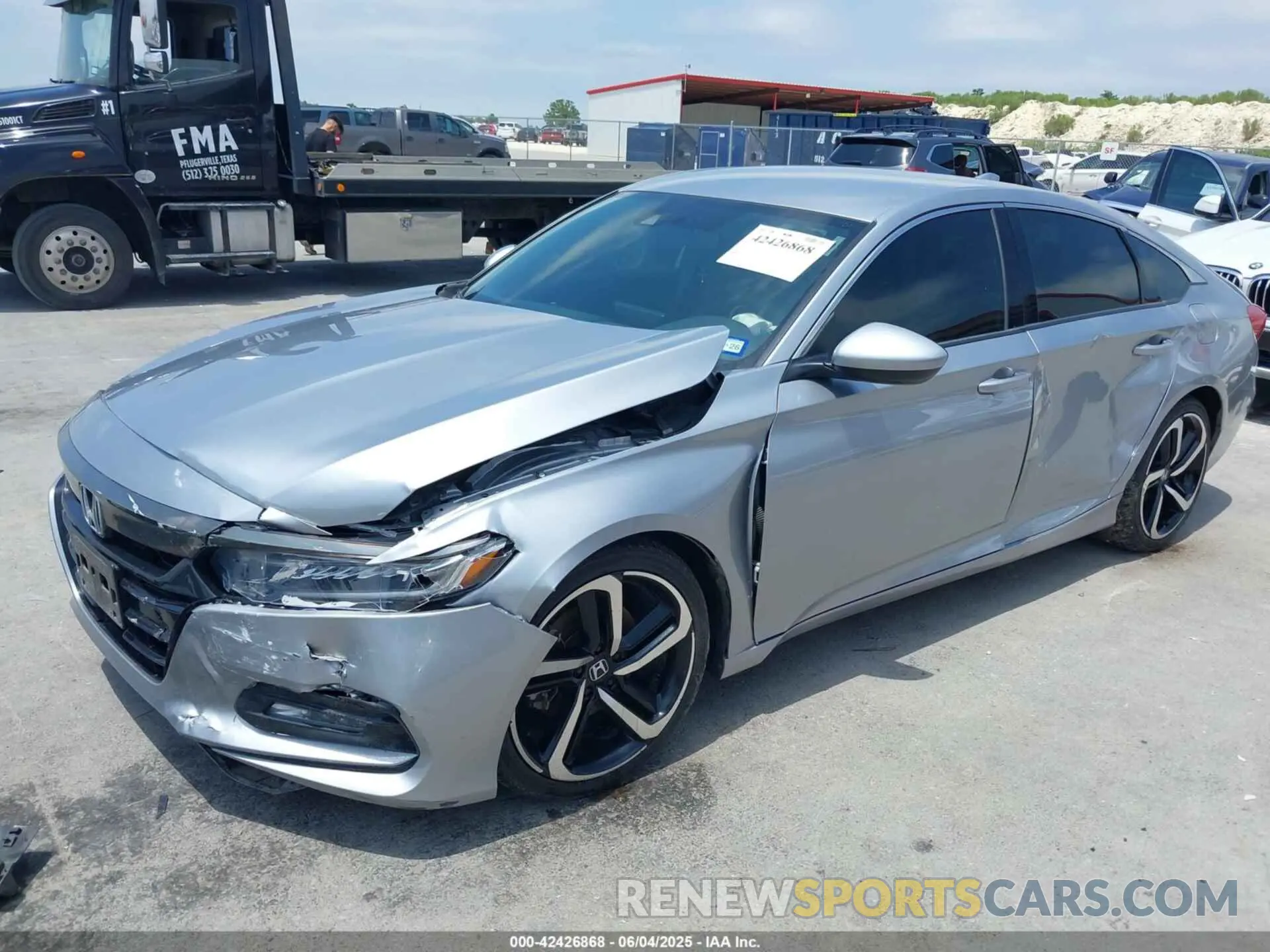 2 Photograph of a damaged car 1HGCV1F38KA044770 HONDA ACCORD 2019