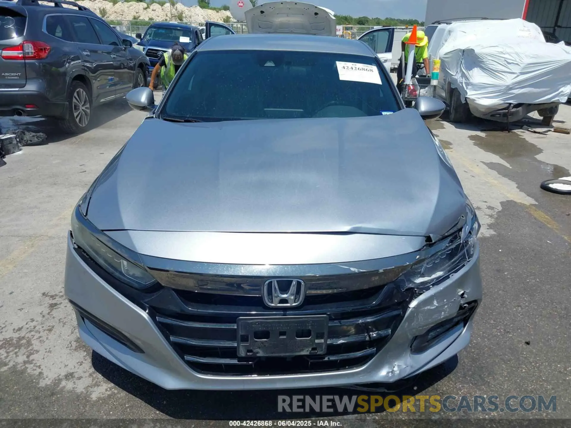 6 Photograph of a damaged car 1HGCV1F38KA044770 HONDA ACCORD 2019