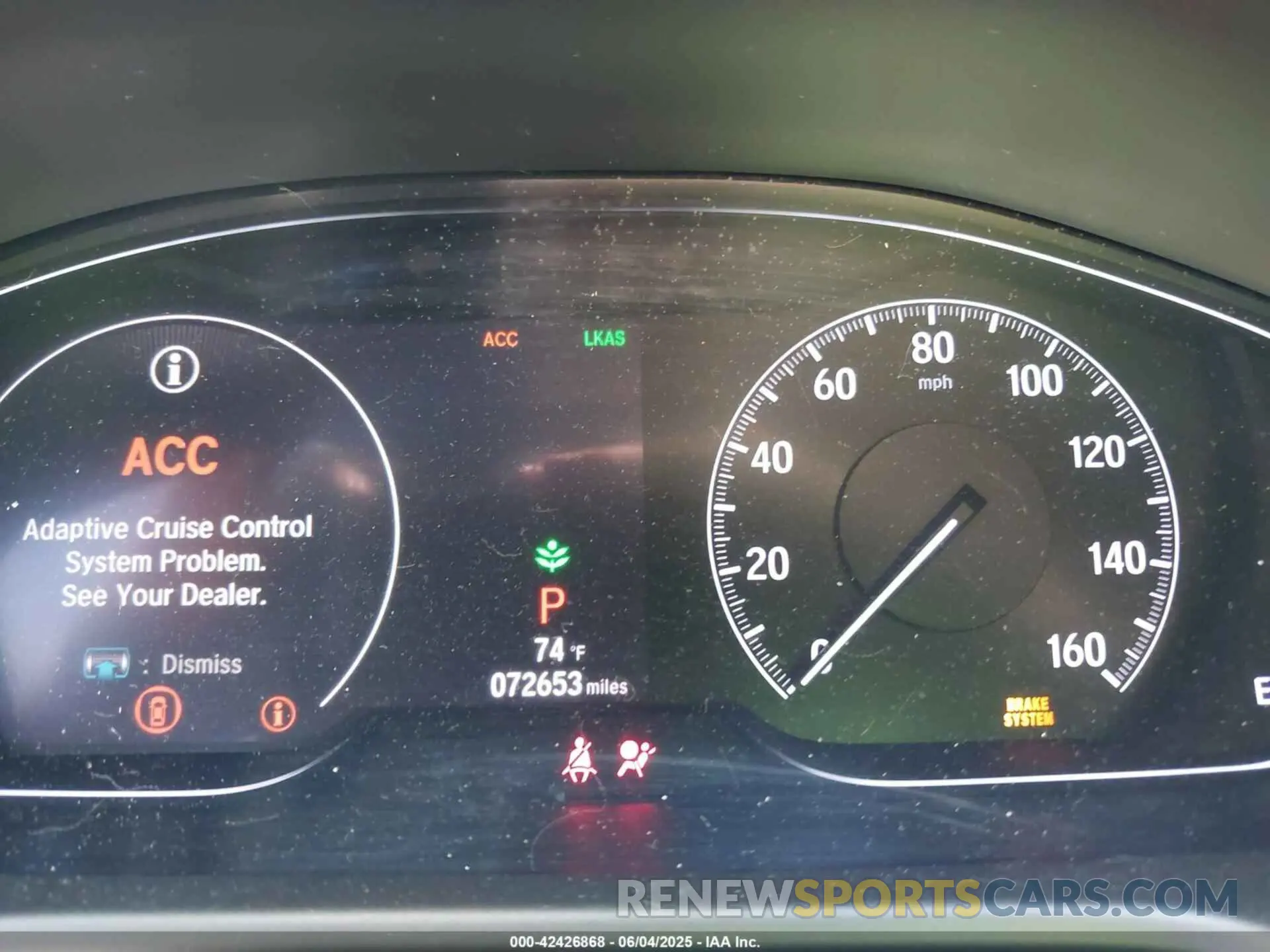7 Photograph of a damaged car 1HGCV1F38KA044770 HONDA ACCORD 2019