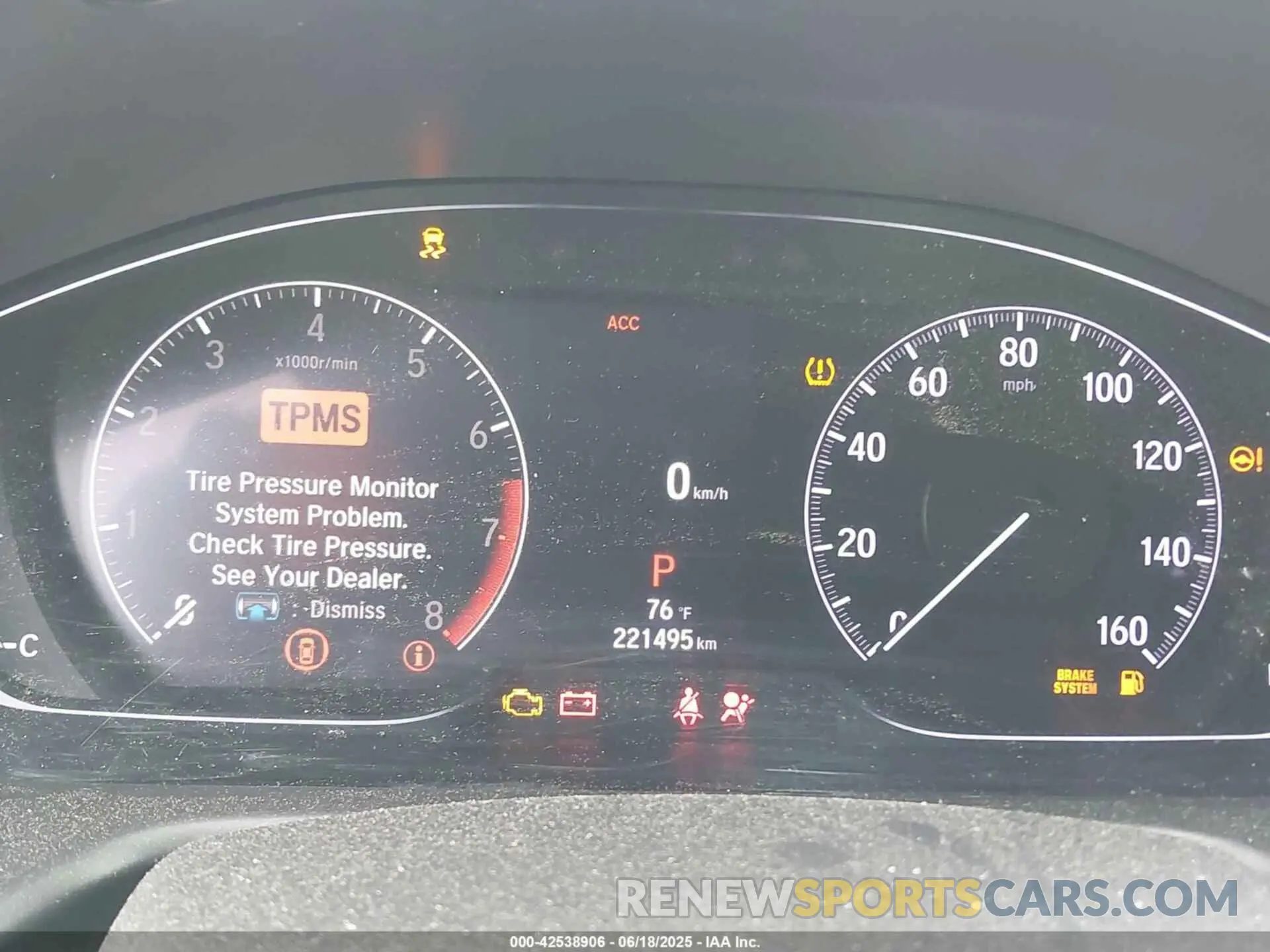 7 Photograph of a damaged car 1HGCV1F38KA056353 HONDA ACCORD 2019