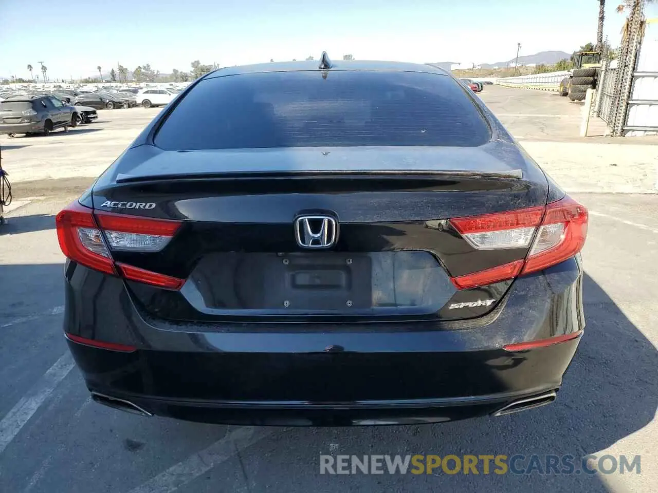 6 Photograph of a damaged car 1HGCV1F38KA061018 HONDA ACCORD 2019