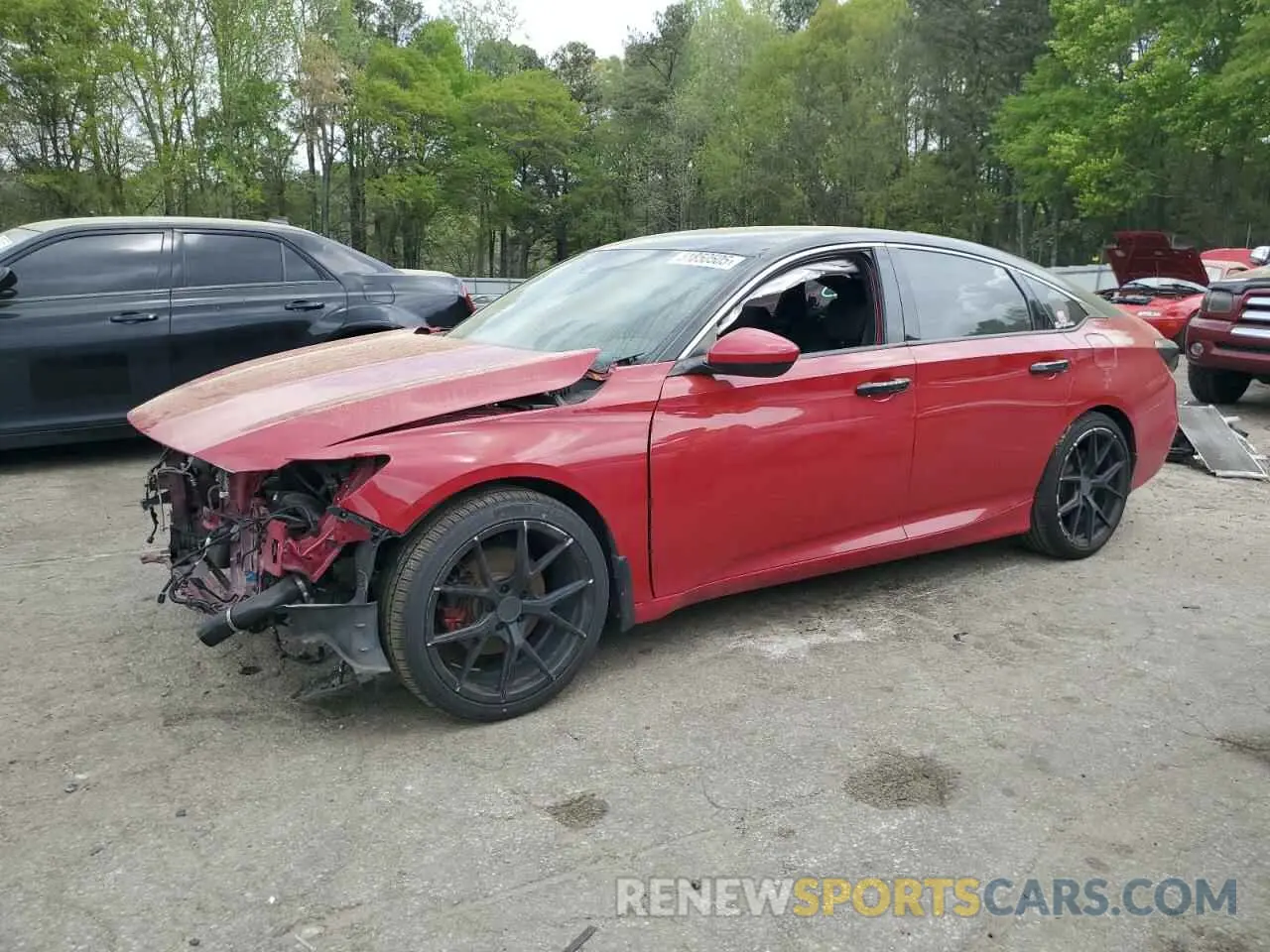 1 Photograph of a damaged car 1HGCV1F38KA063187 HONDA ACCORD 2019