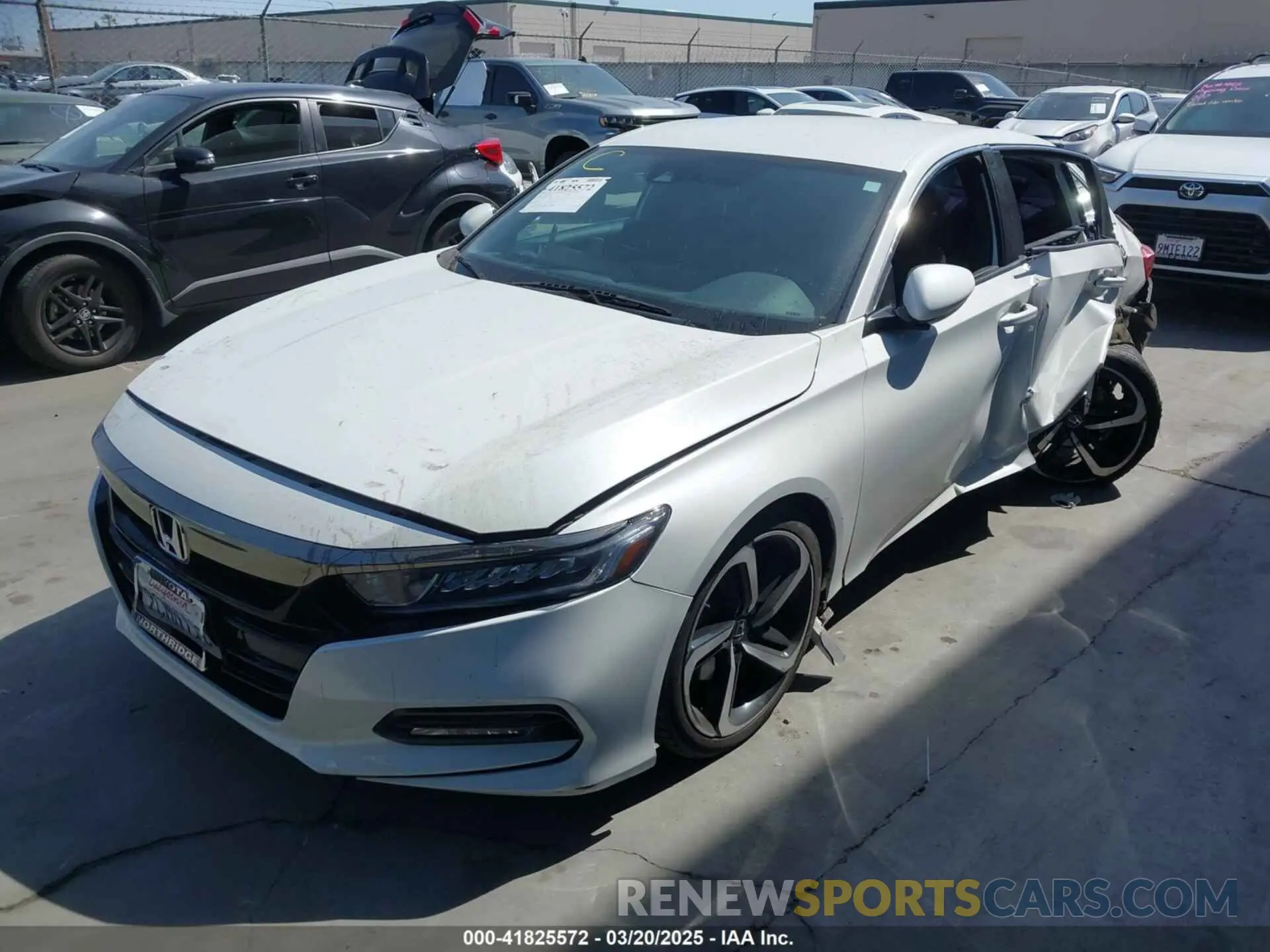 2 Photograph of a damaged car 1HGCV1F38KA088462 HONDA ACCORD 2019