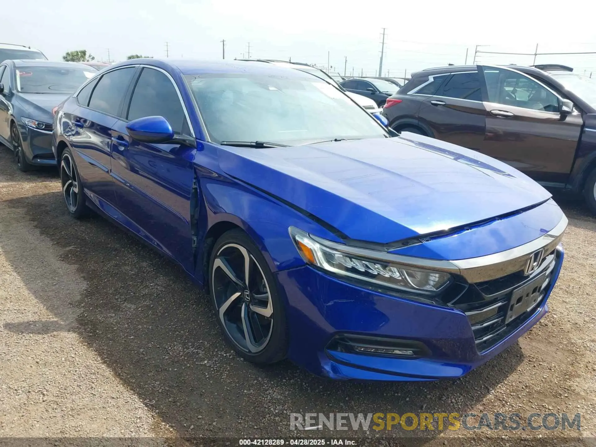 1 Photograph of a damaged car 1HGCV1F38KA094097 HONDA ACCORD 2019