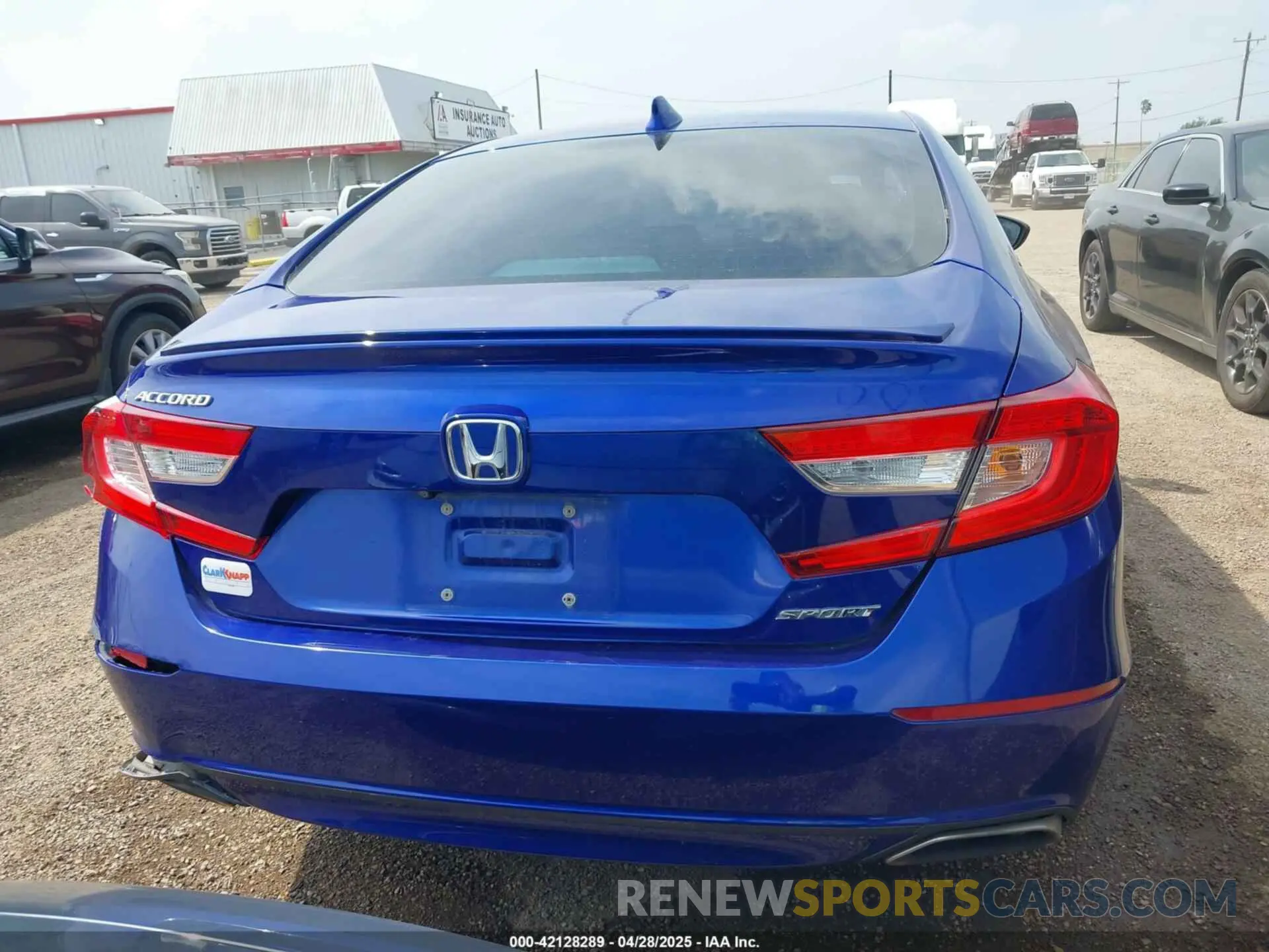 16 Photograph of a damaged car 1HGCV1F38KA094097 HONDA ACCORD 2019
