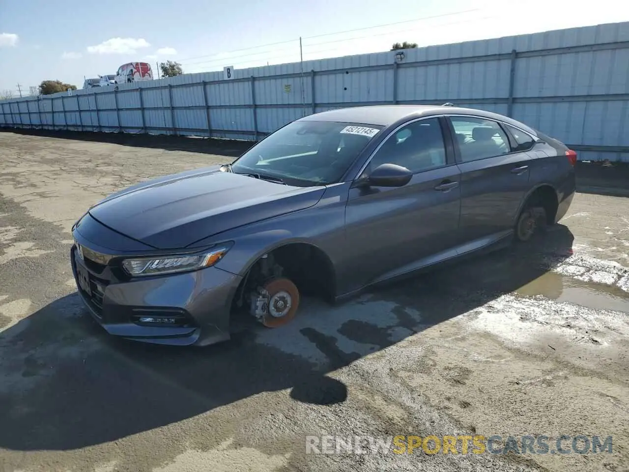 1 Photograph of a damaged car 1HGCV1F38KA109424 HONDA ACCORD 2019