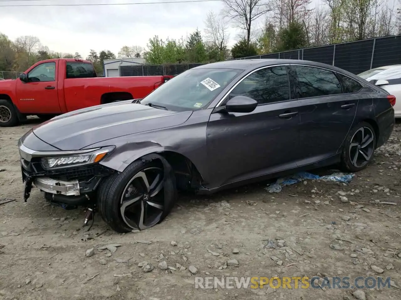 1 Photograph of a damaged car 1HGCV1F38KA113456 HONDA ACCORD 2019