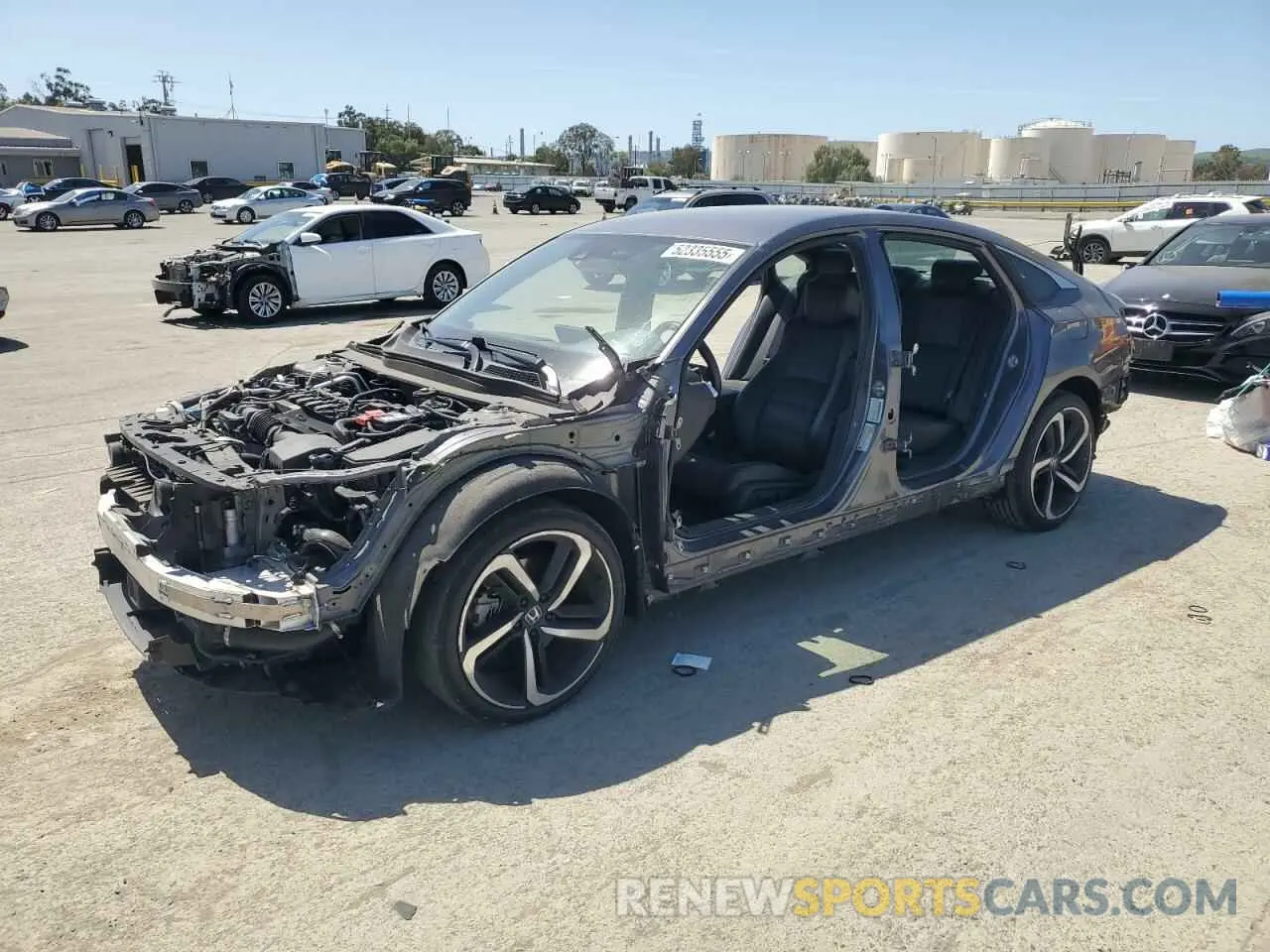 1 Photograph of a damaged car 1HGCV1F38KA148868 HONDA ACCORD 2019