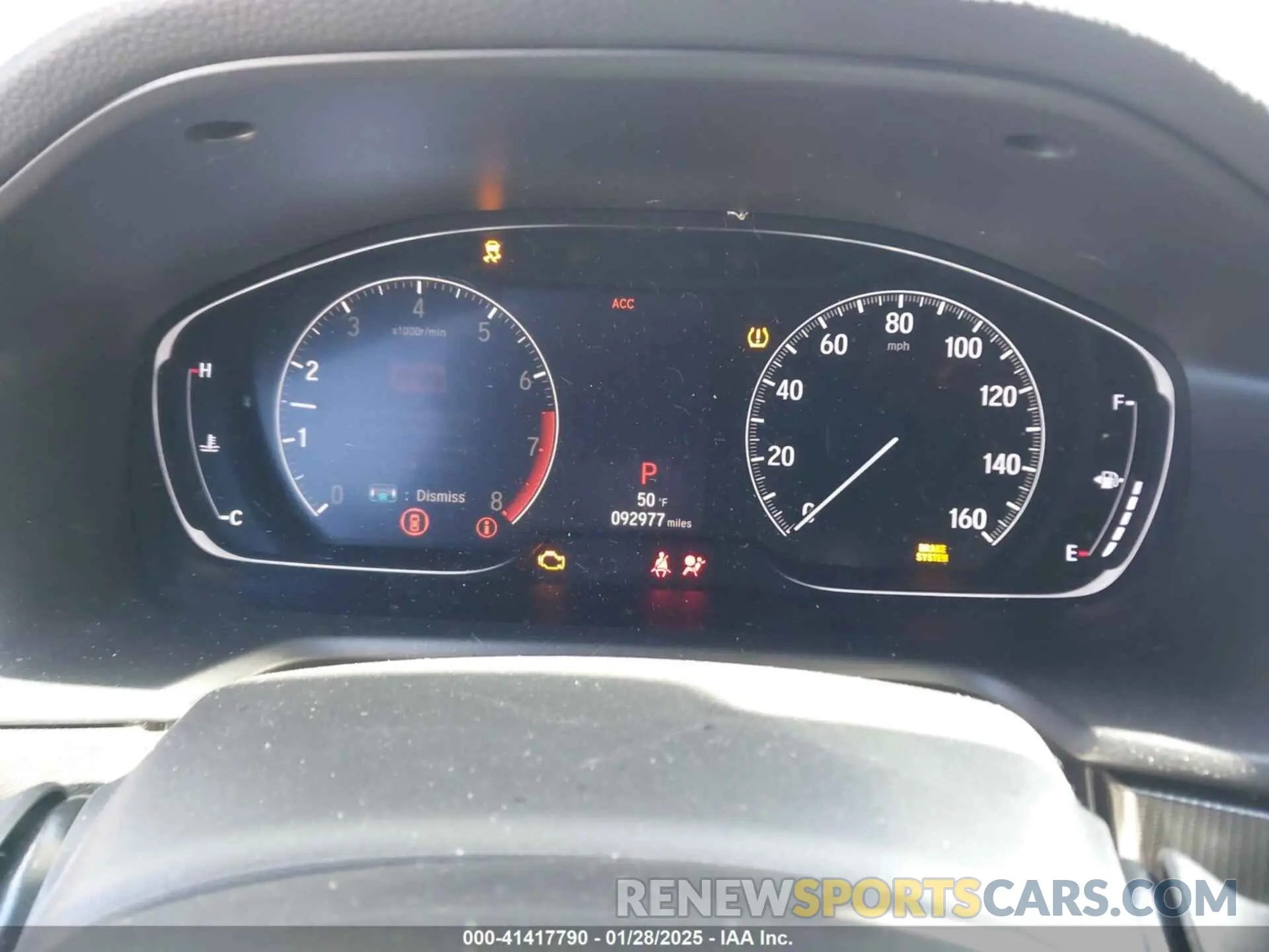 7 Photograph of a damaged car 1HGCV1F38KA155478 HONDA ACCORD 2019