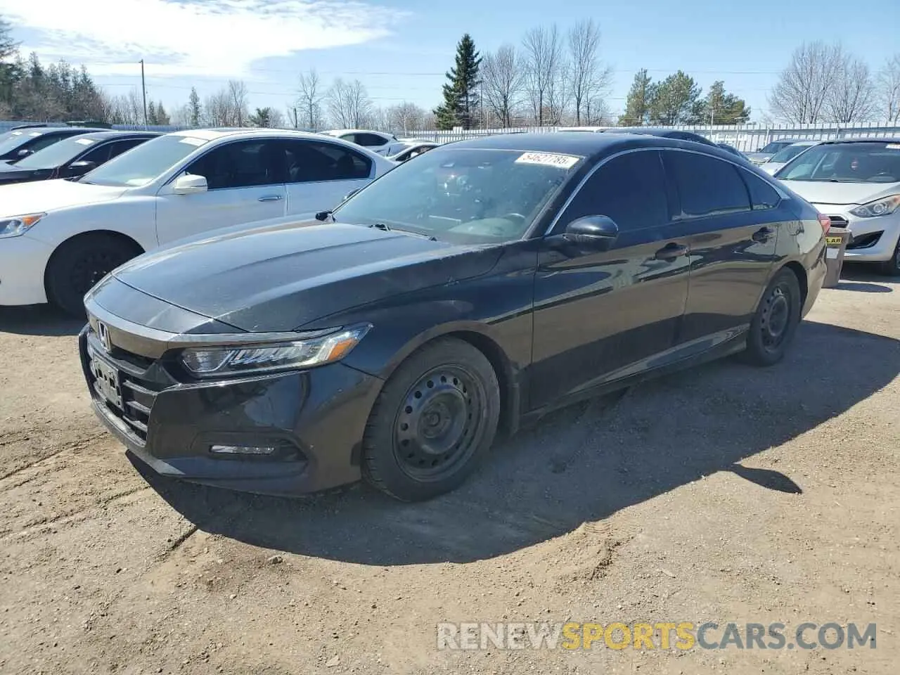 1 Photograph of a damaged car 1HGCV1F38KA805653 HONDA ACCORD 2019