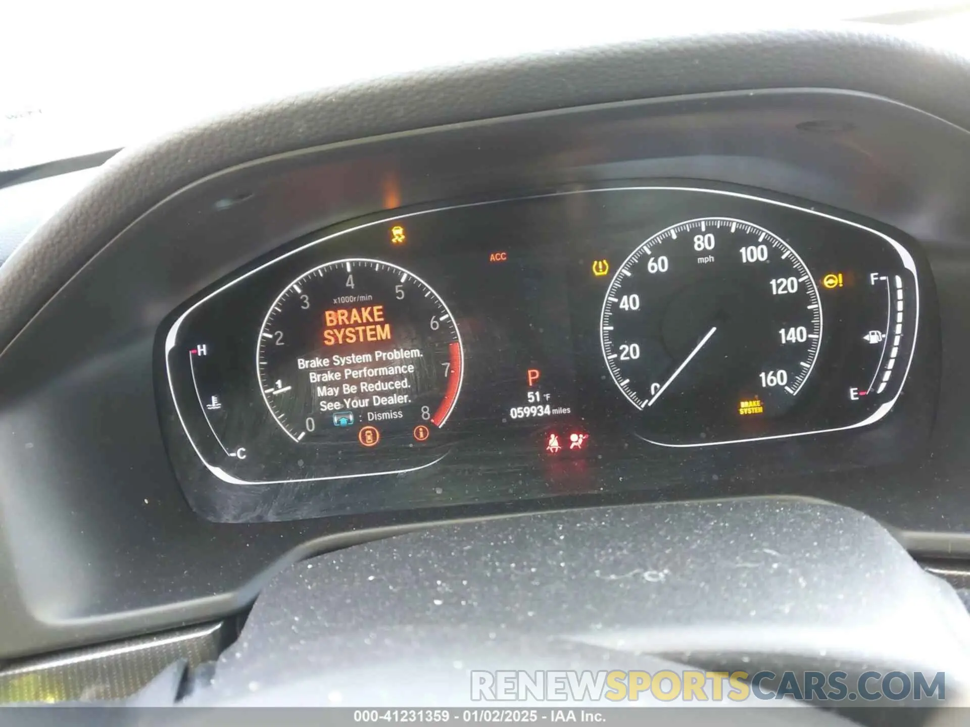 7 Photograph of a damaged car 1HGCV1F39KA007131 HONDA ACCORD 2019