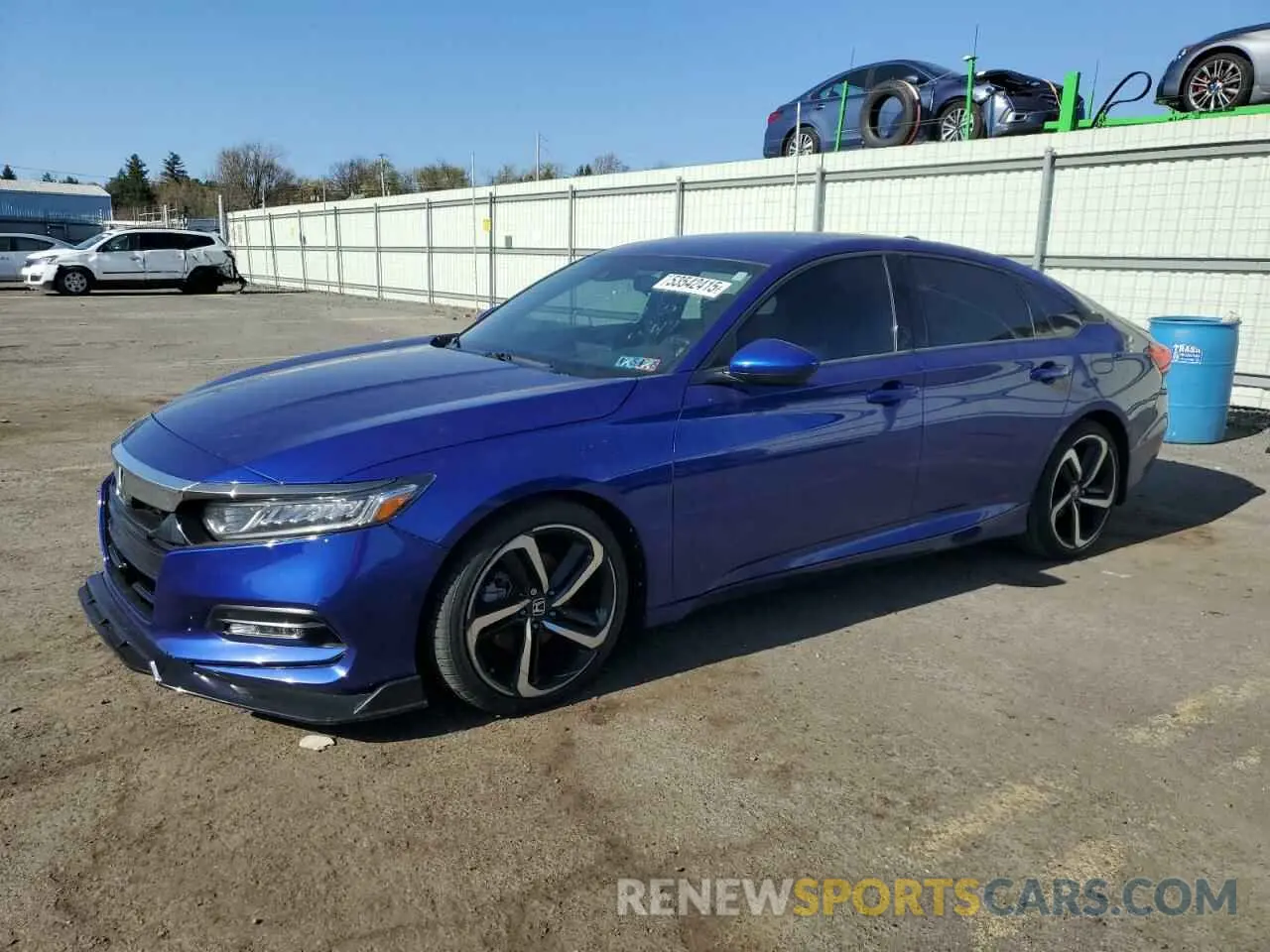 1 Photograph of a damaged car 1HGCV1F39KA100649 HONDA ACCORD 2019