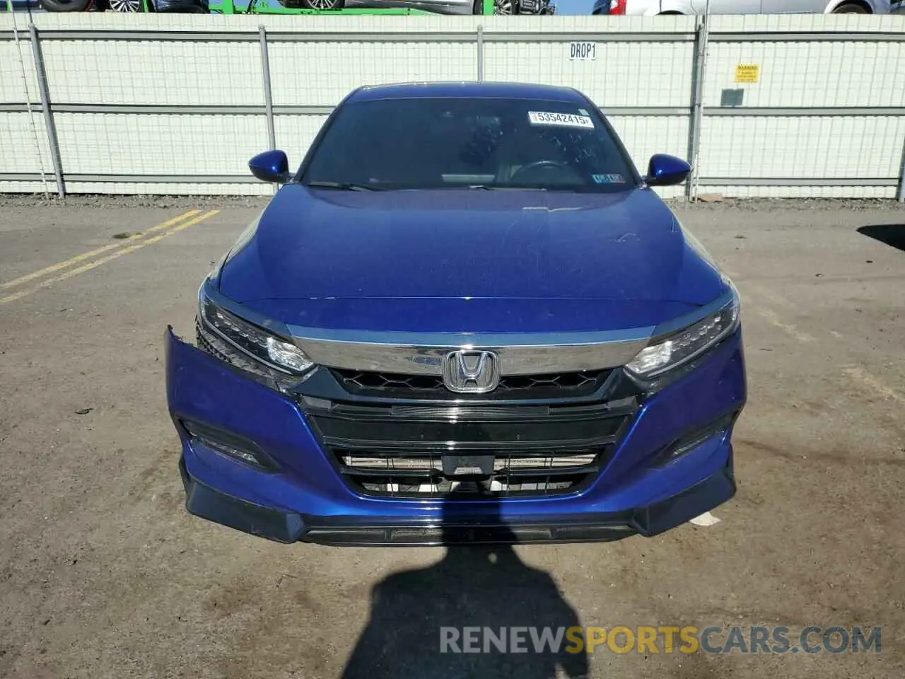 5 Photograph of a damaged car 1HGCV1F39KA100649 HONDA ACCORD 2019