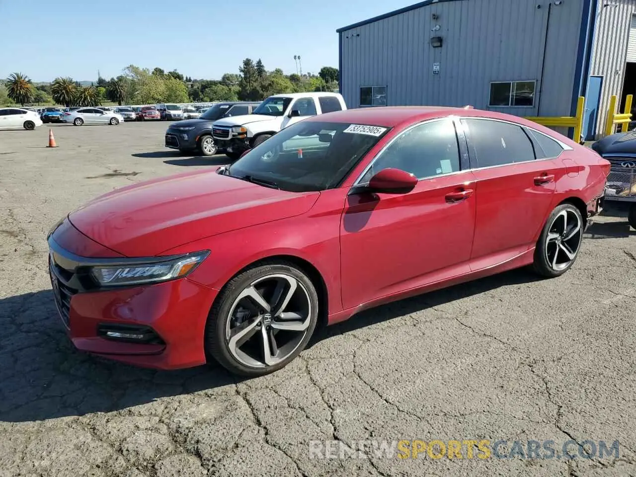 1 Photograph of a damaged car 1HGCV1F39KA101168 HONDA ACCORD 2019