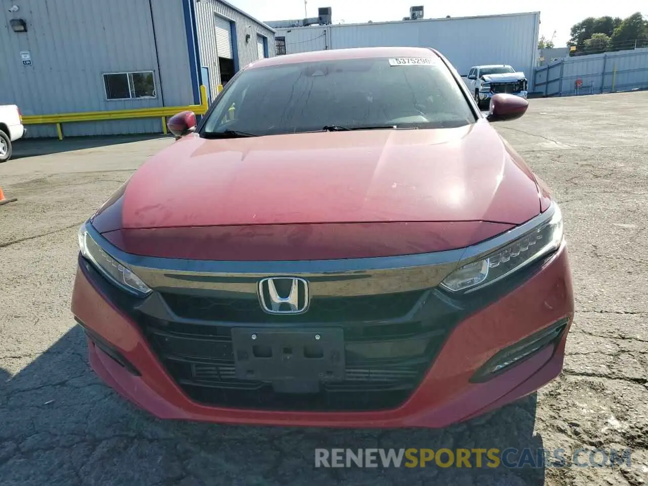 5 Photograph of a damaged car 1HGCV1F39KA101168 HONDA ACCORD 2019