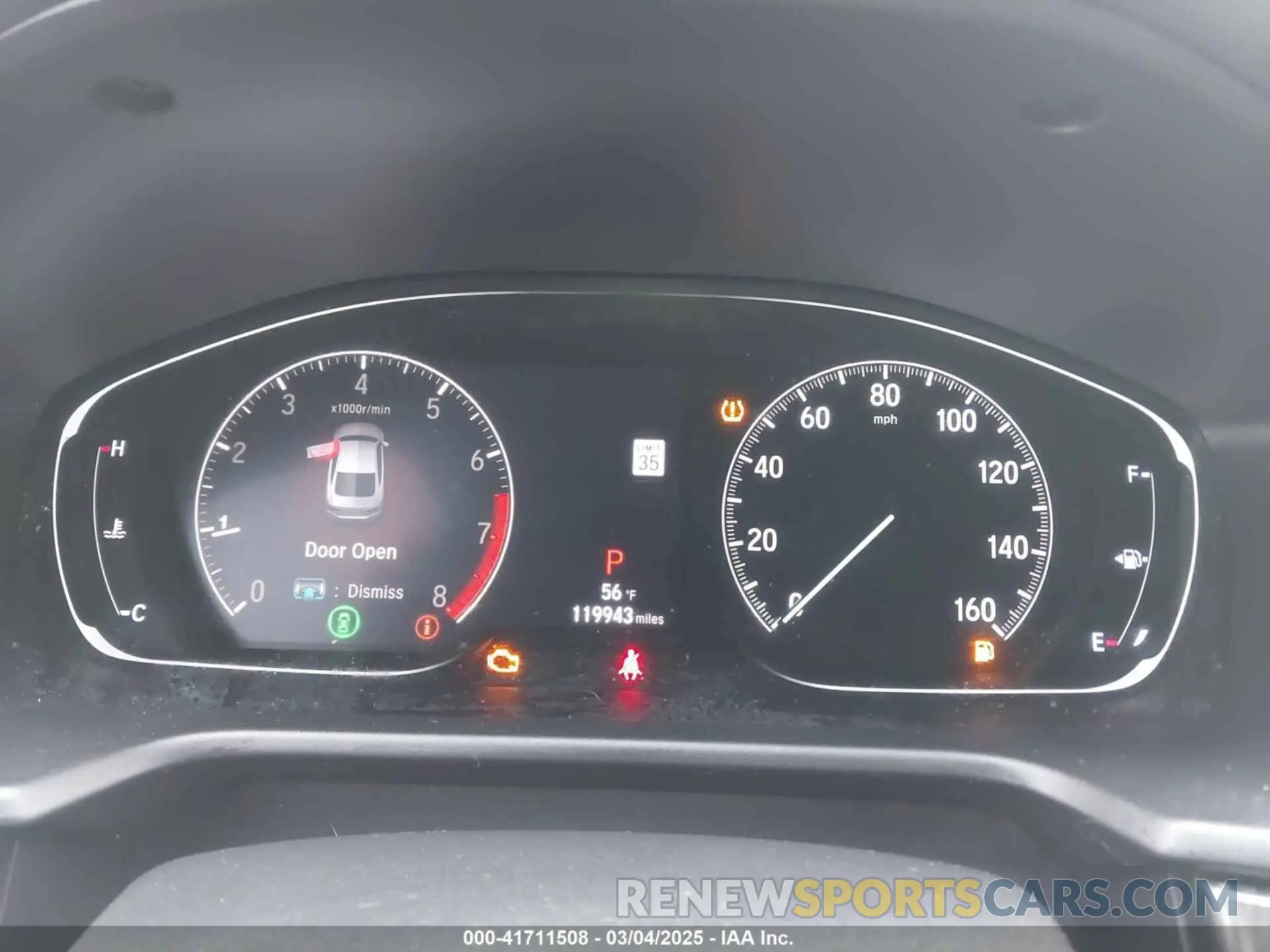 7 Photograph of a damaged car 1HGCV1F39KA105186 HONDA ACCORD 2019