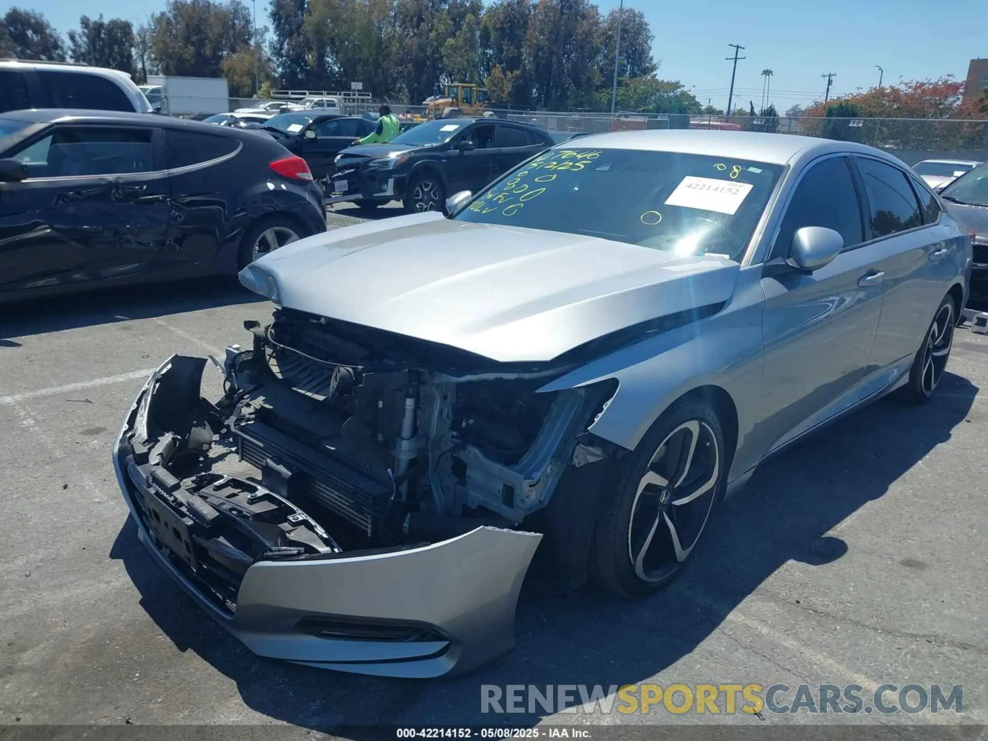 2 Photograph of a damaged car 1HGCV1F39KA142156 HONDA ACCORD 2019