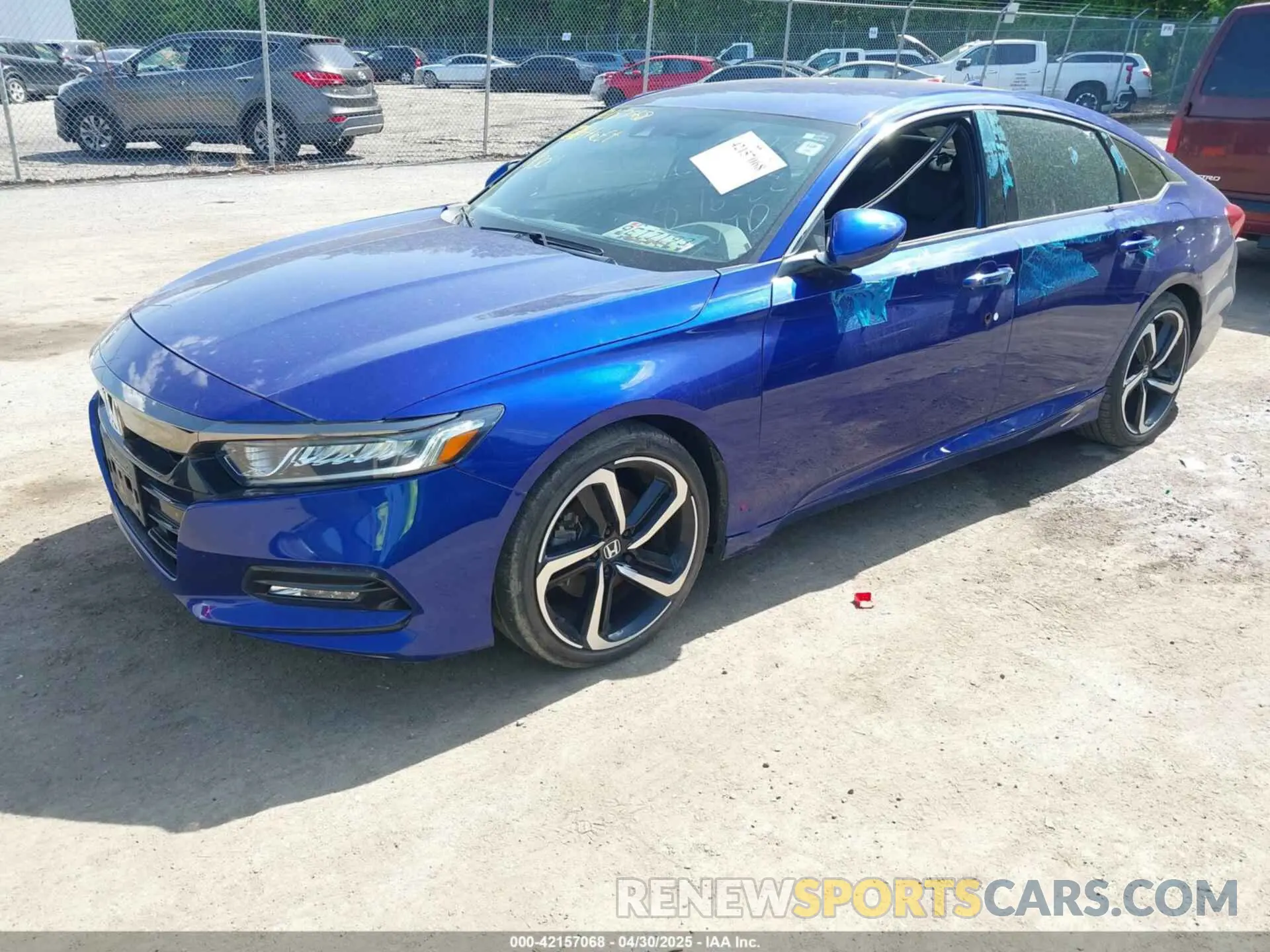 2 Photograph of a damaged car 1HGCV1F39KA153853 HONDA ACCORD 2019