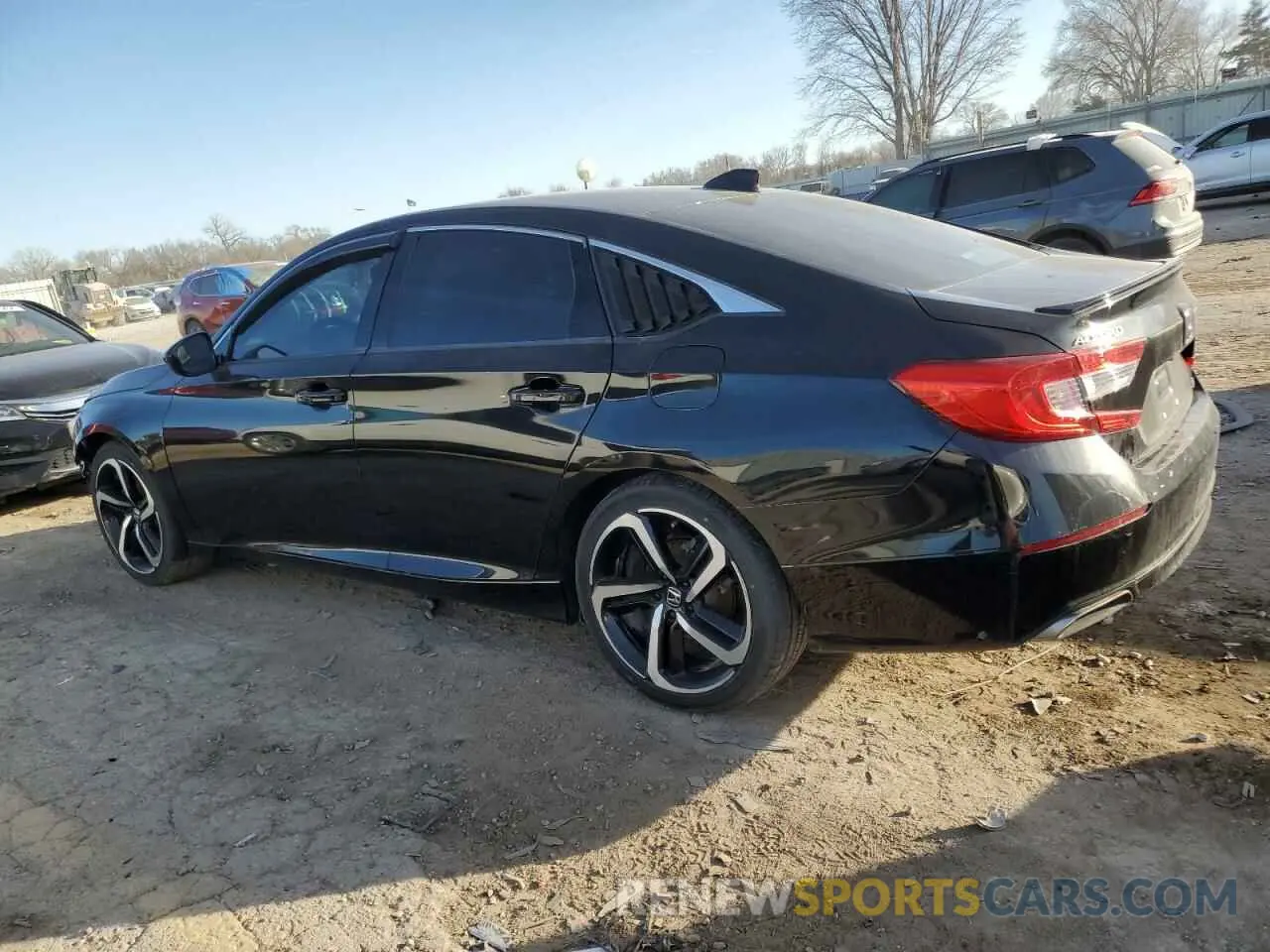 2 Photograph of a damaged car 1HGCV1F3XKA010037 HONDA ACCORD 2019