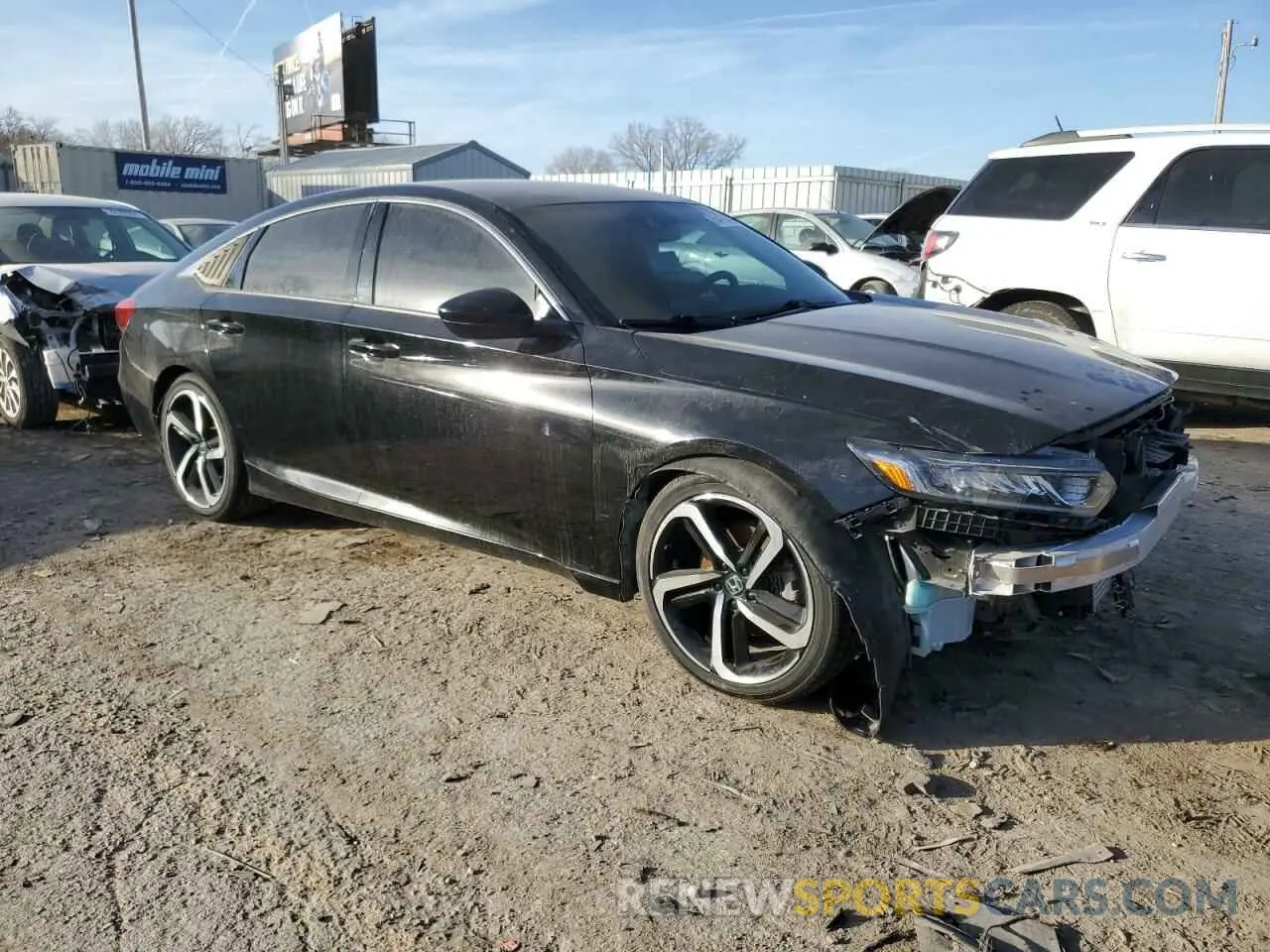 4 Photograph of a damaged car 1HGCV1F3XKA010037 HONDA ACCORD 2019