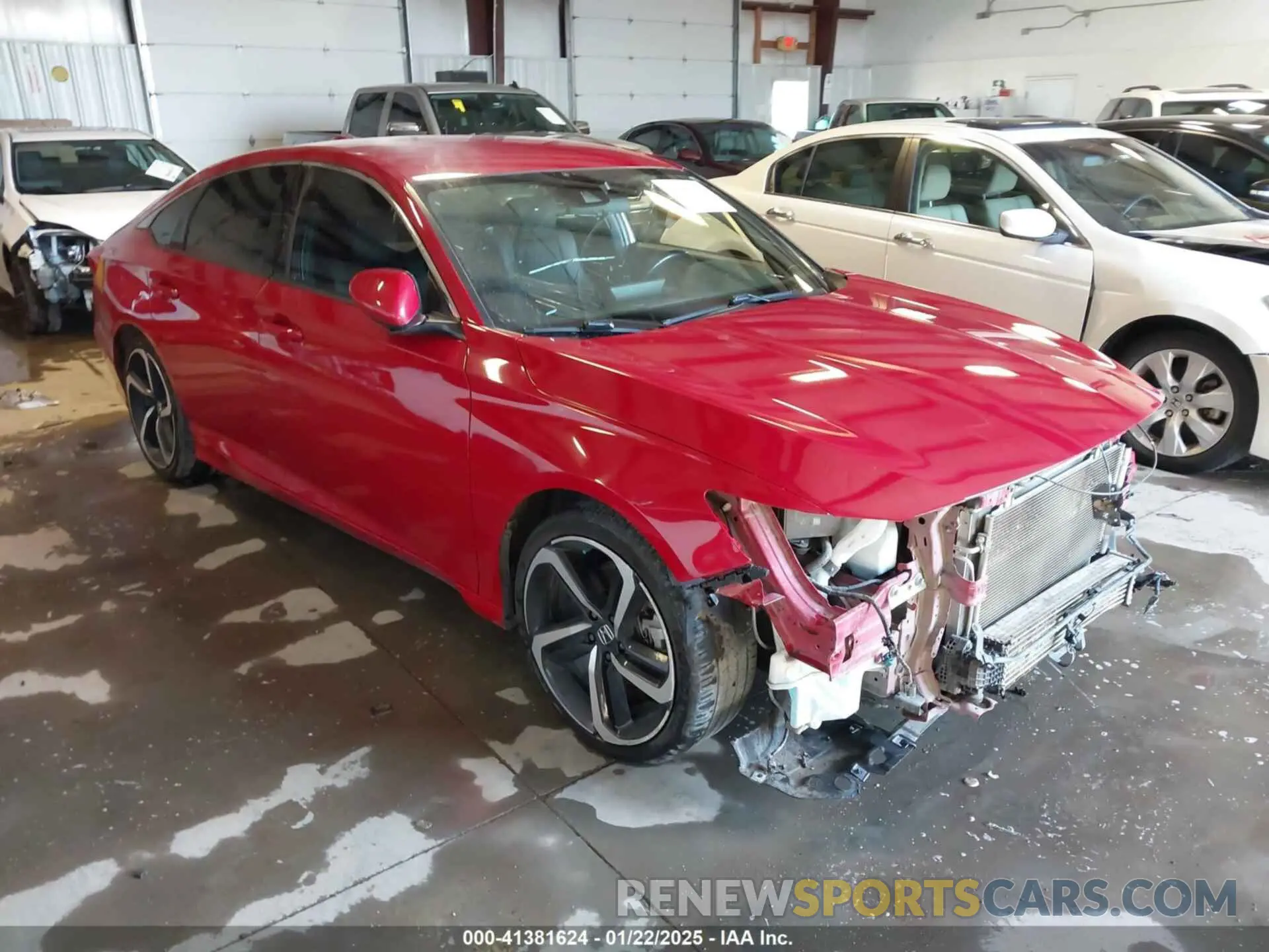 1 Photograph of a damaged car 1HGCV1F3XKA020793 HONDA ACCORD 2019