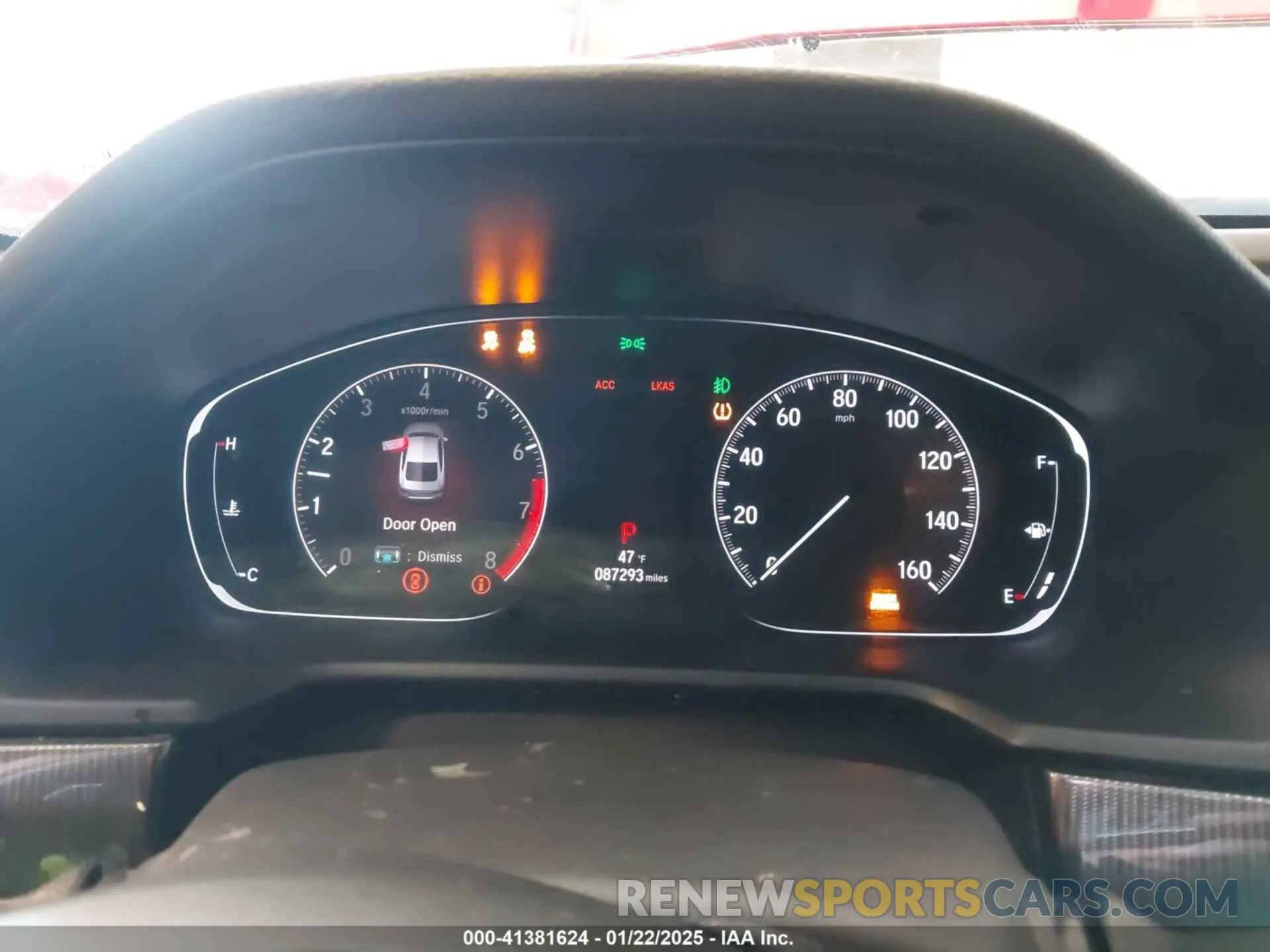 7 Photograph of a damaged car 1HGCV1F3XKA020793 HONDA ACCORD 2019