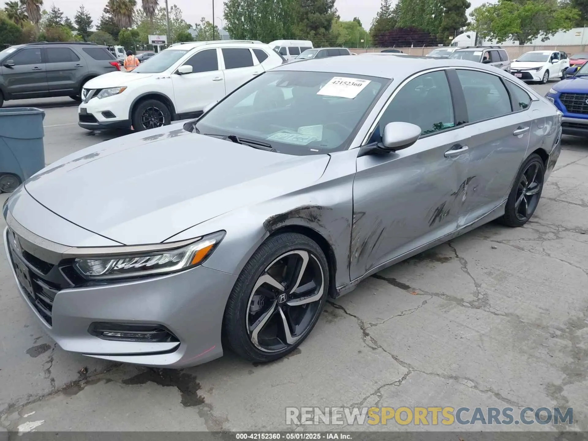 2 Photograph of a damaged car 1HGCV1F3XKA023757 HONDA ACCORD 2019