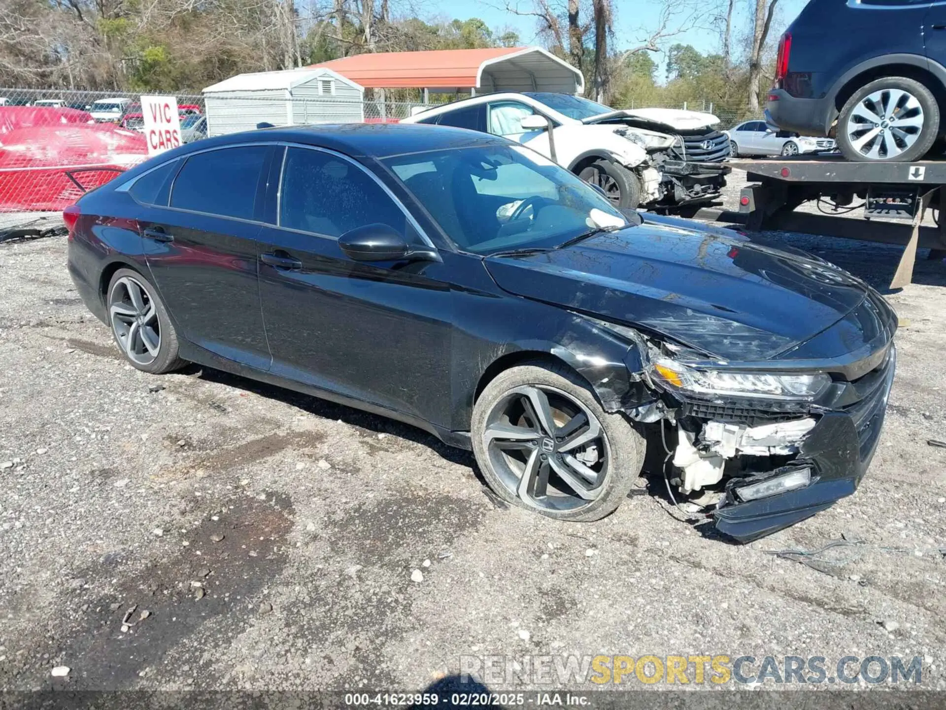 1 Photograph of a damaged car 1HGCV1F3XKA025069 HONDA ACCORD 2019