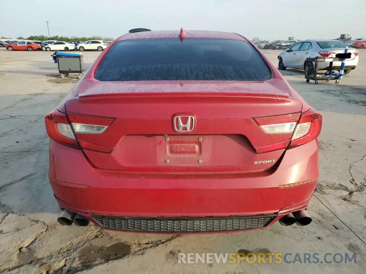 6 Photograph of a damaged car 1HGCV1F3XKA032765 HONDA ACCORD 2019