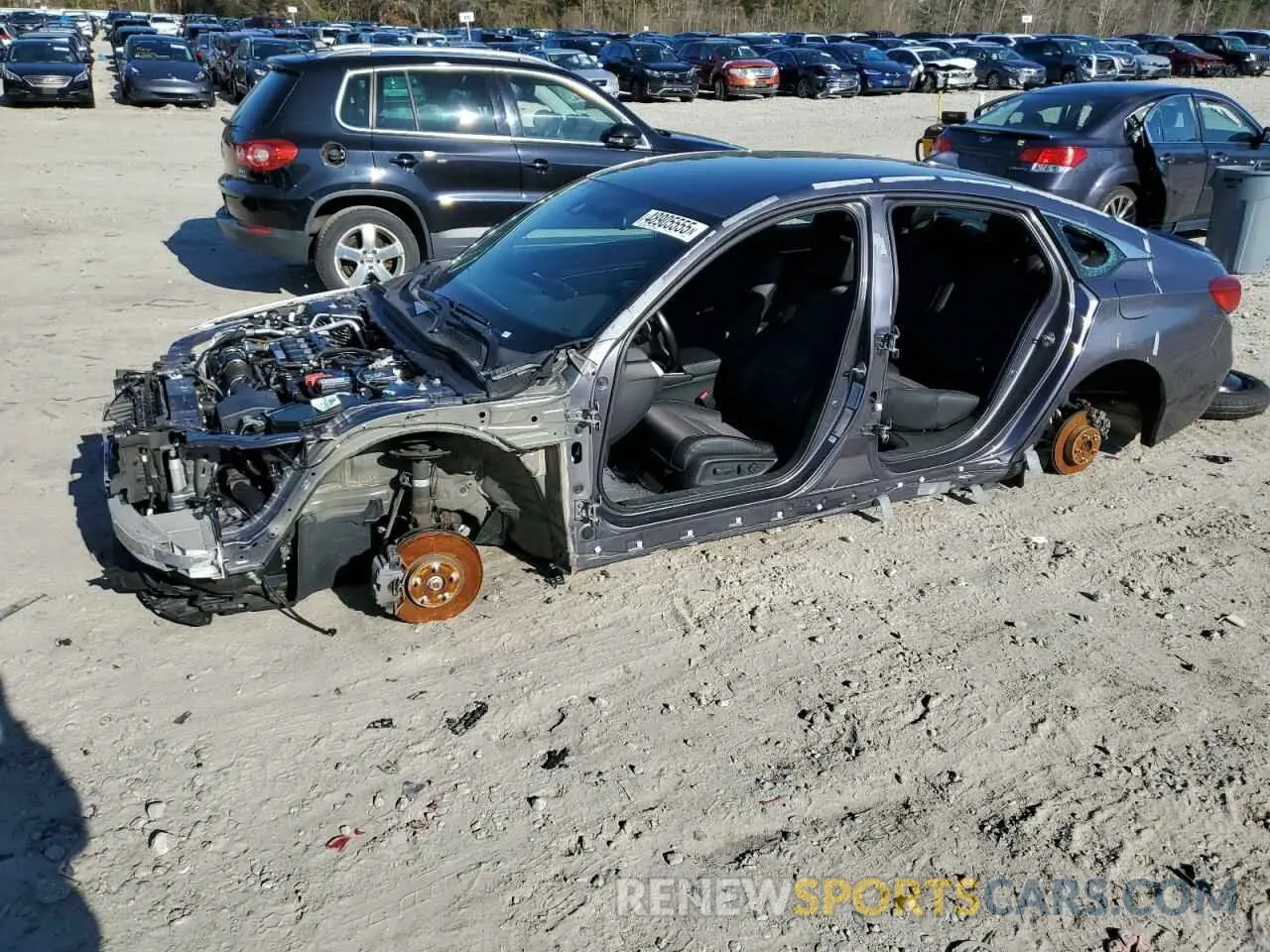 1 Photograph of a damaged car 1HGCV1F3XKA048660 HONDA ACCORD 2019