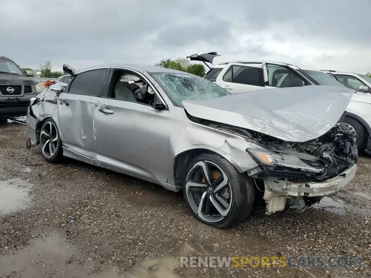 4 Photograph of a damaged car 1HGCV1F3XKA050909 HONDA ACCORD 2019