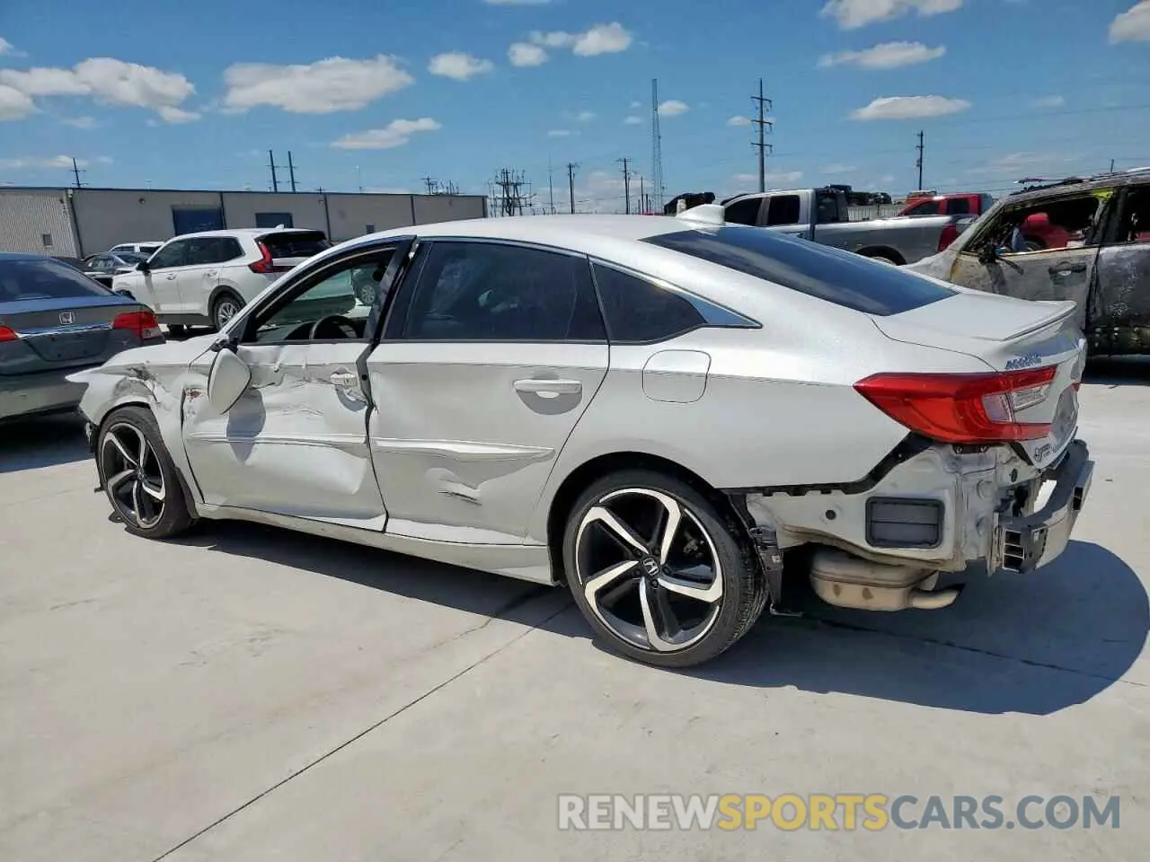 2 Photograph of a damaged car 1HGCV1F3XKA071677 HONDA ACCORD 2019