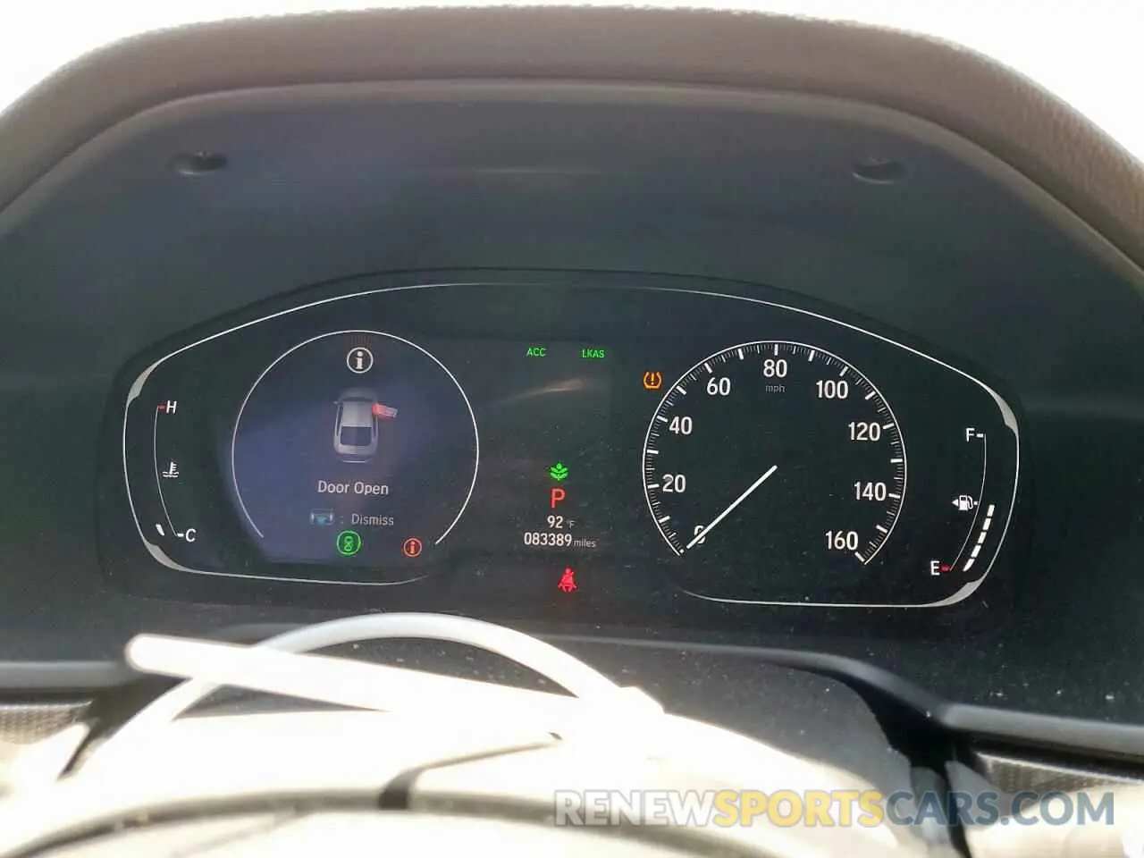 9 Photograph of a damaged car 1HGCV1F3XKA071677 HONDA ACCORD 2019