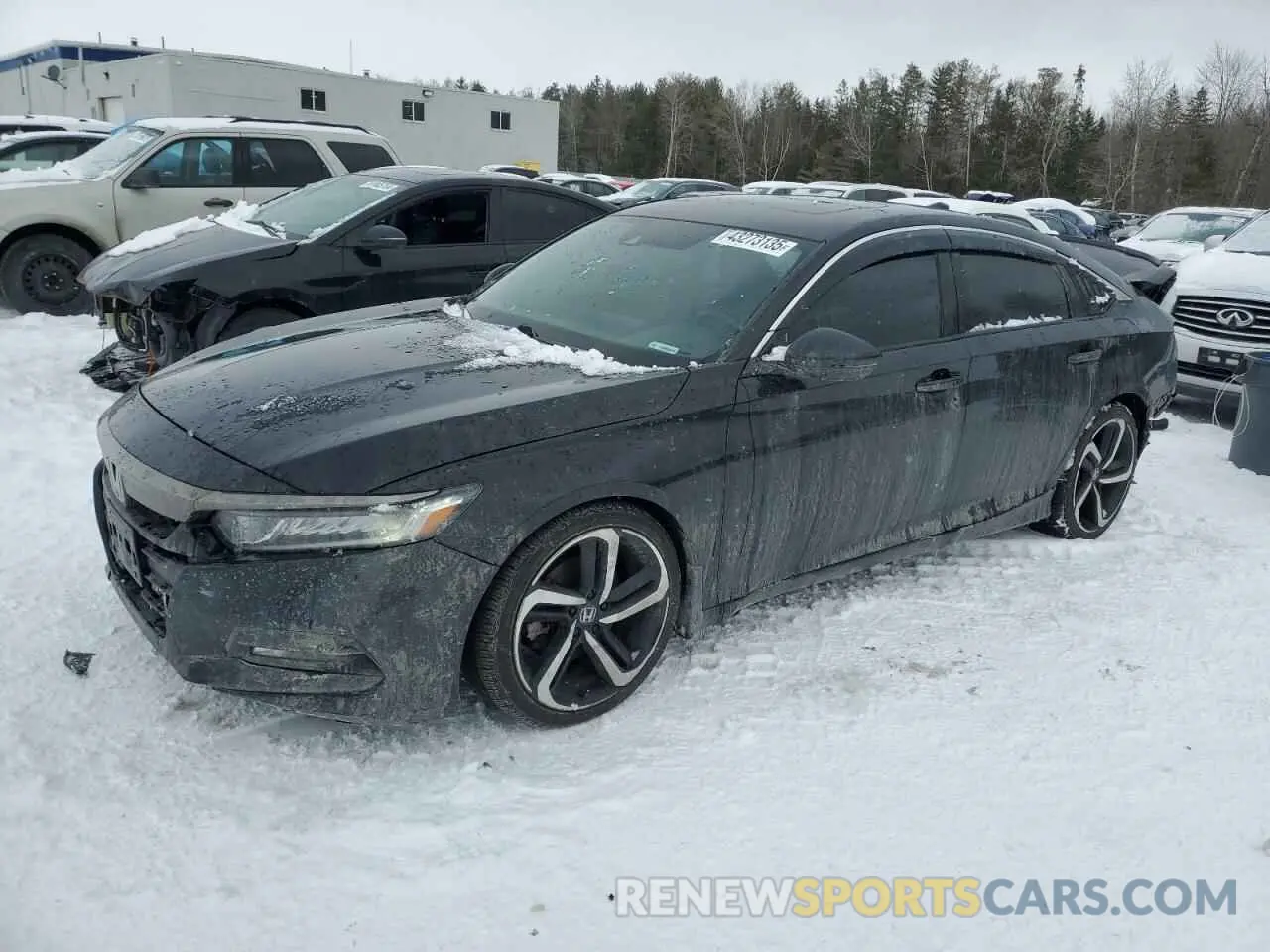 1 Photograph of a damaged car 1HGCV1F3XKA801474 HONDA ACCORD 2019