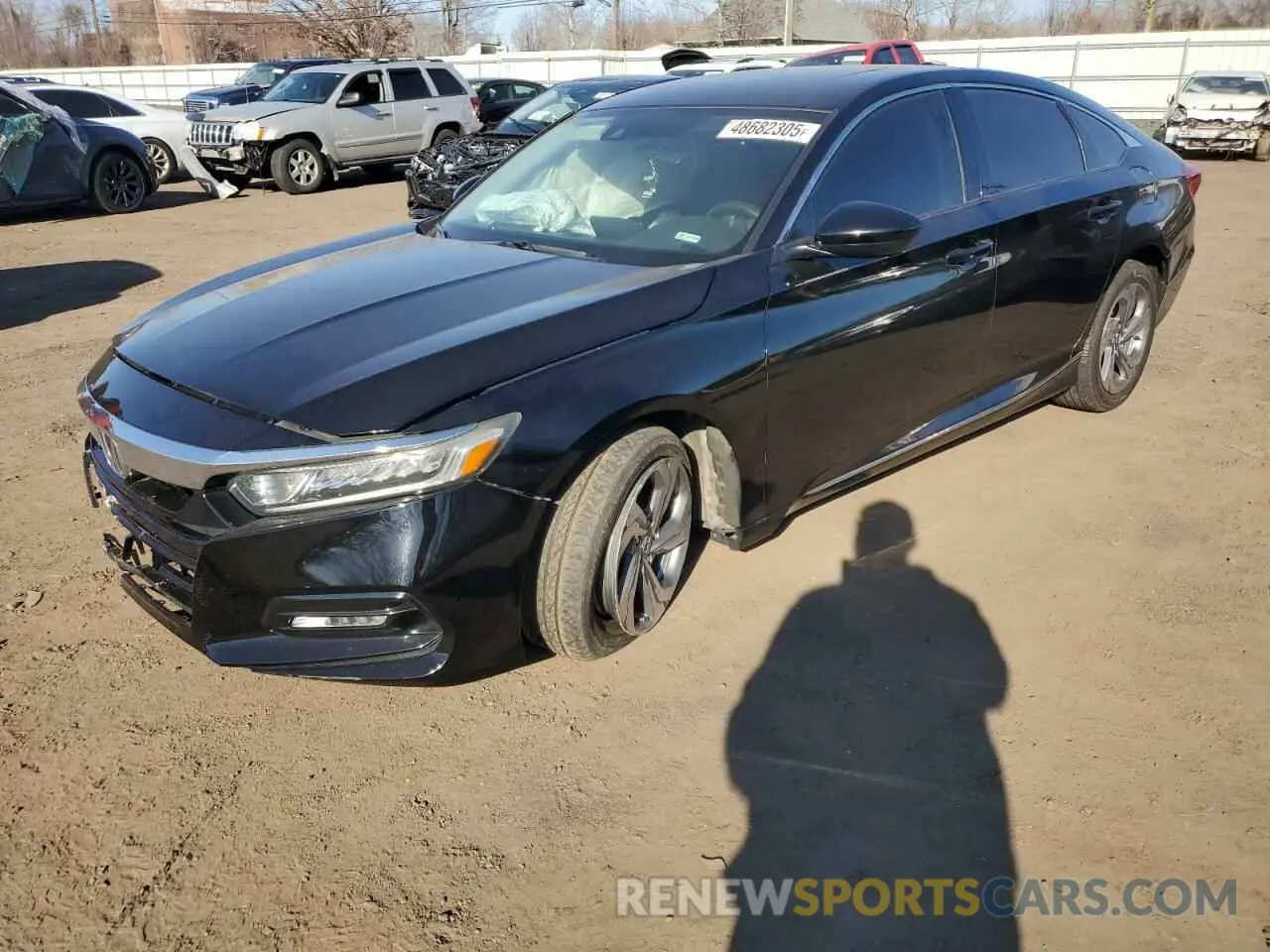 1 Photograph of a damaged car 1HGCV1F40KA058753 HONDA ACCORD 2019