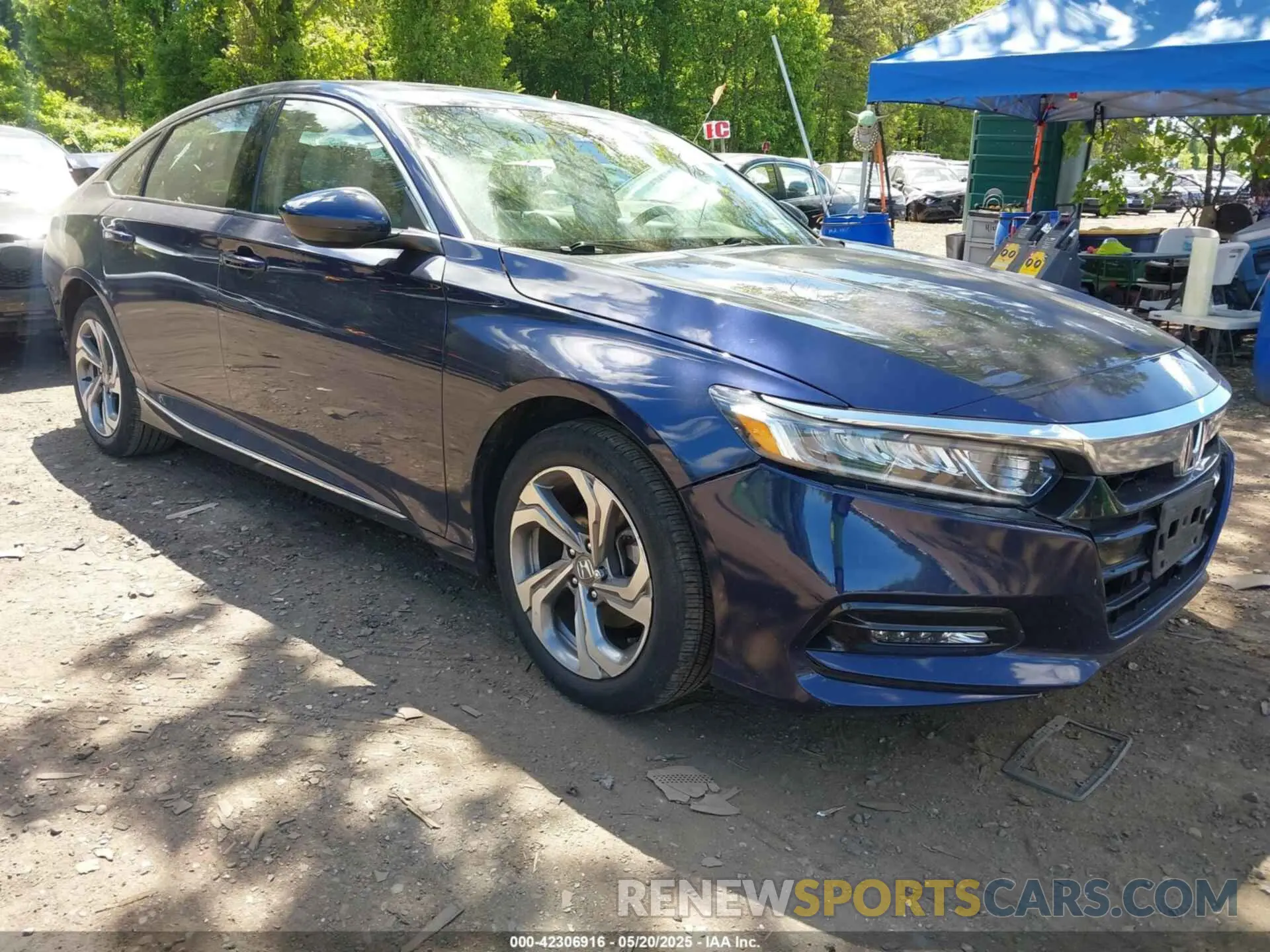 1 Photograph of a damaged car 1HGCV1F40KA134388 HONDA ACCORD 2019