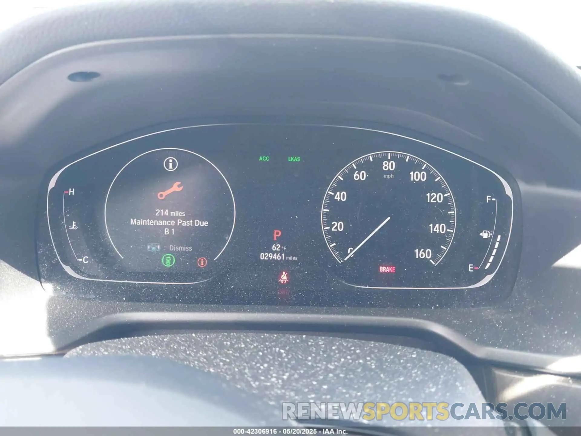 7 Photograph of a damaged car 1HGCV1F40KA134388 HONDA ACCORD 2019