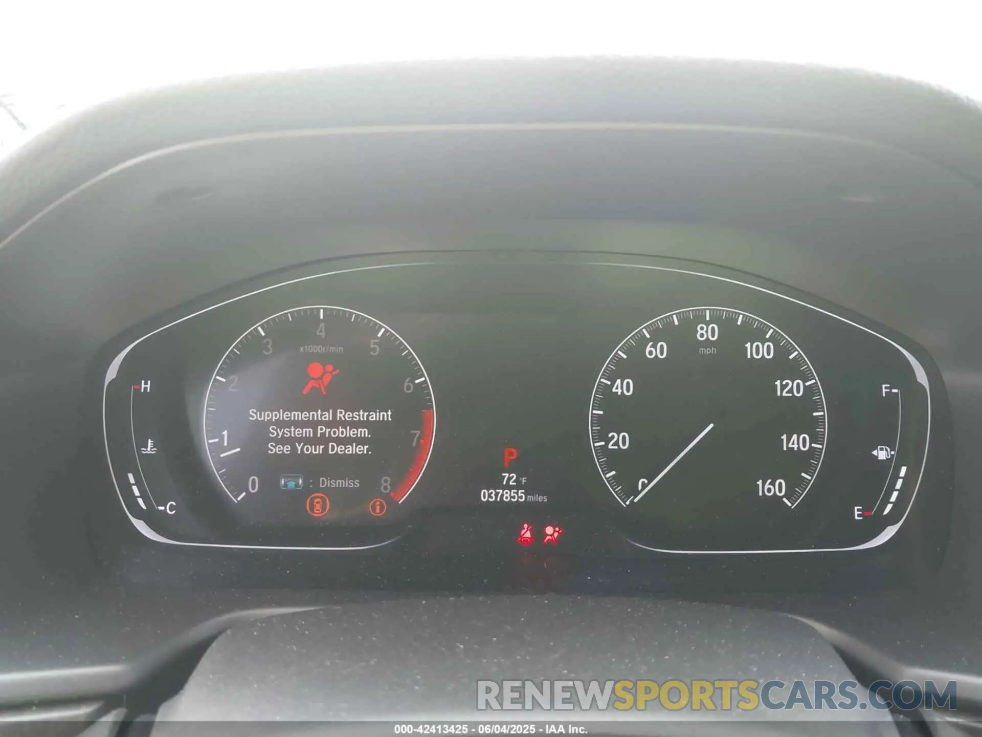 7 Photograph of a damaged car 1HGCV1F41KA025759 HONDA ACCORD 2019