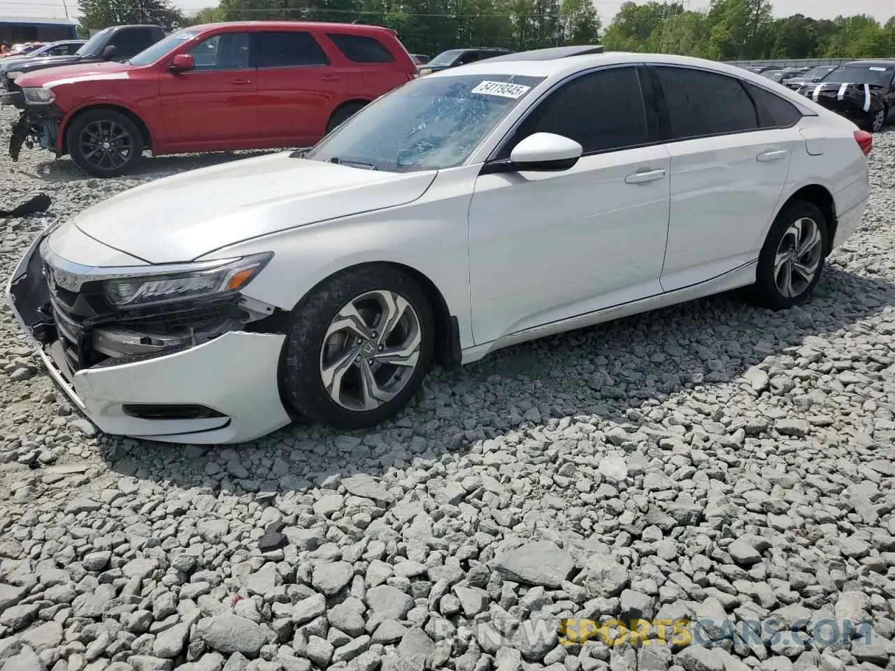 1 Photograph of a damaged car 1HGCV1F41KA039211 HONDA ACCORD 2019