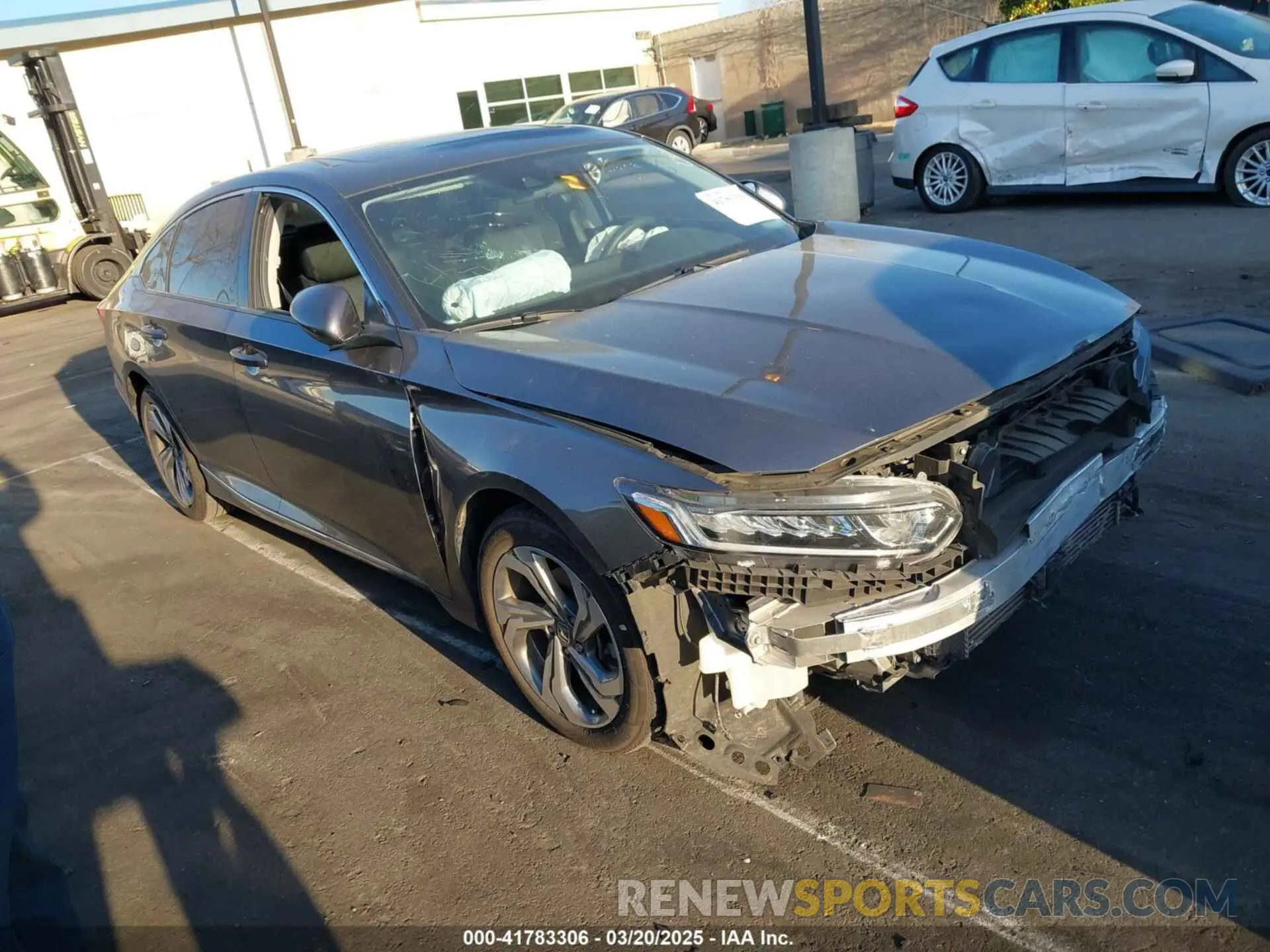 1 Photograph of a damaged car 1HGCV1F42KA093293 HONDA ACCORD 2019