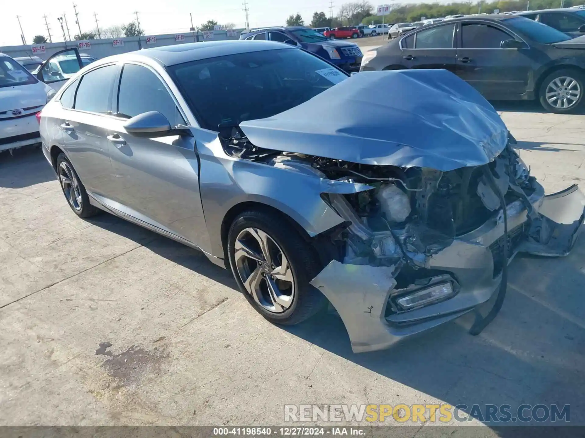 1 Photograph of a damaged car 1HGCV1F43KA048394 HONDA ACCORD 2019