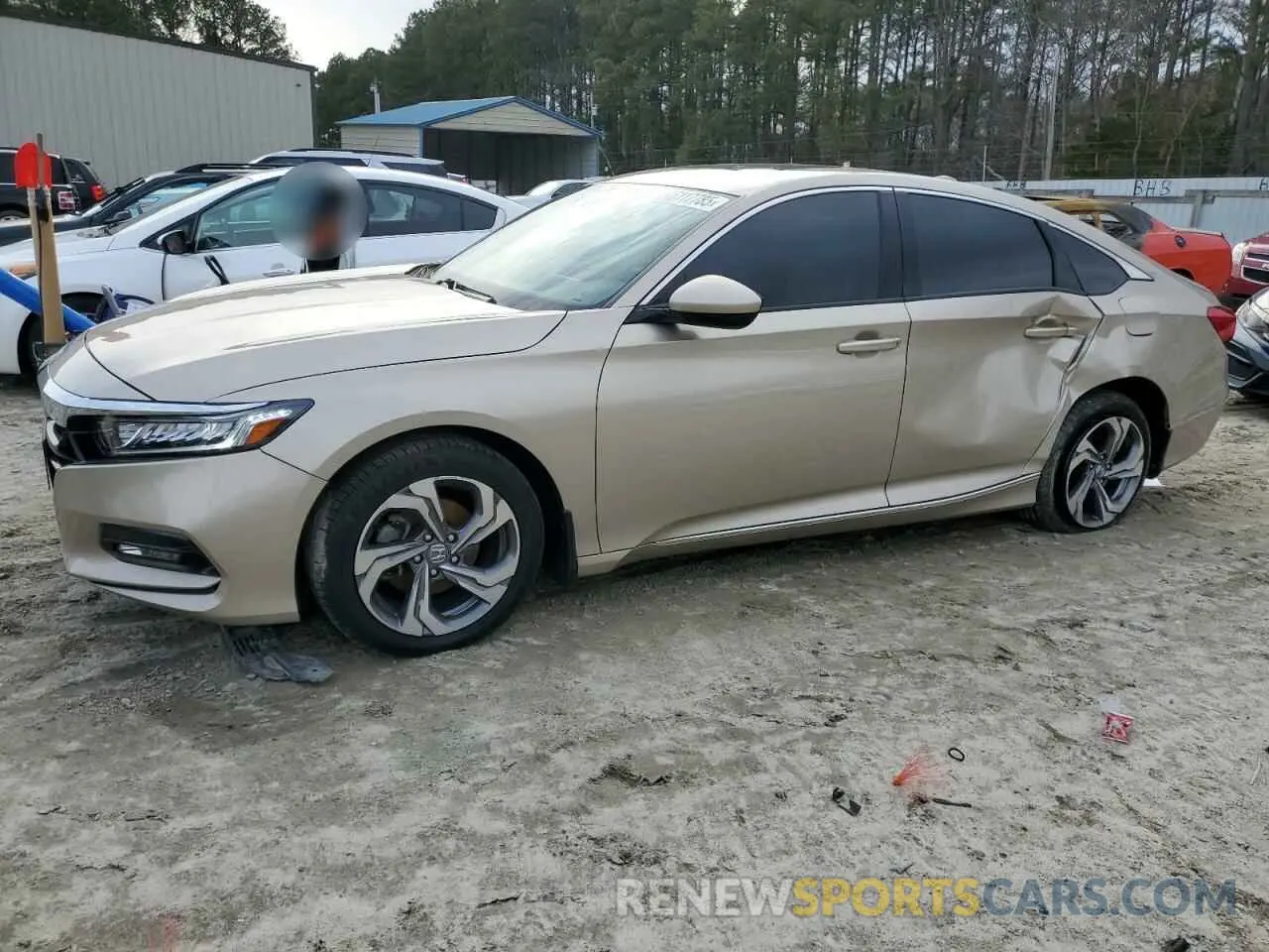 1 Photograph of a damaged car 1HGCV1F45KA075354 HONDA ACCORD 2019