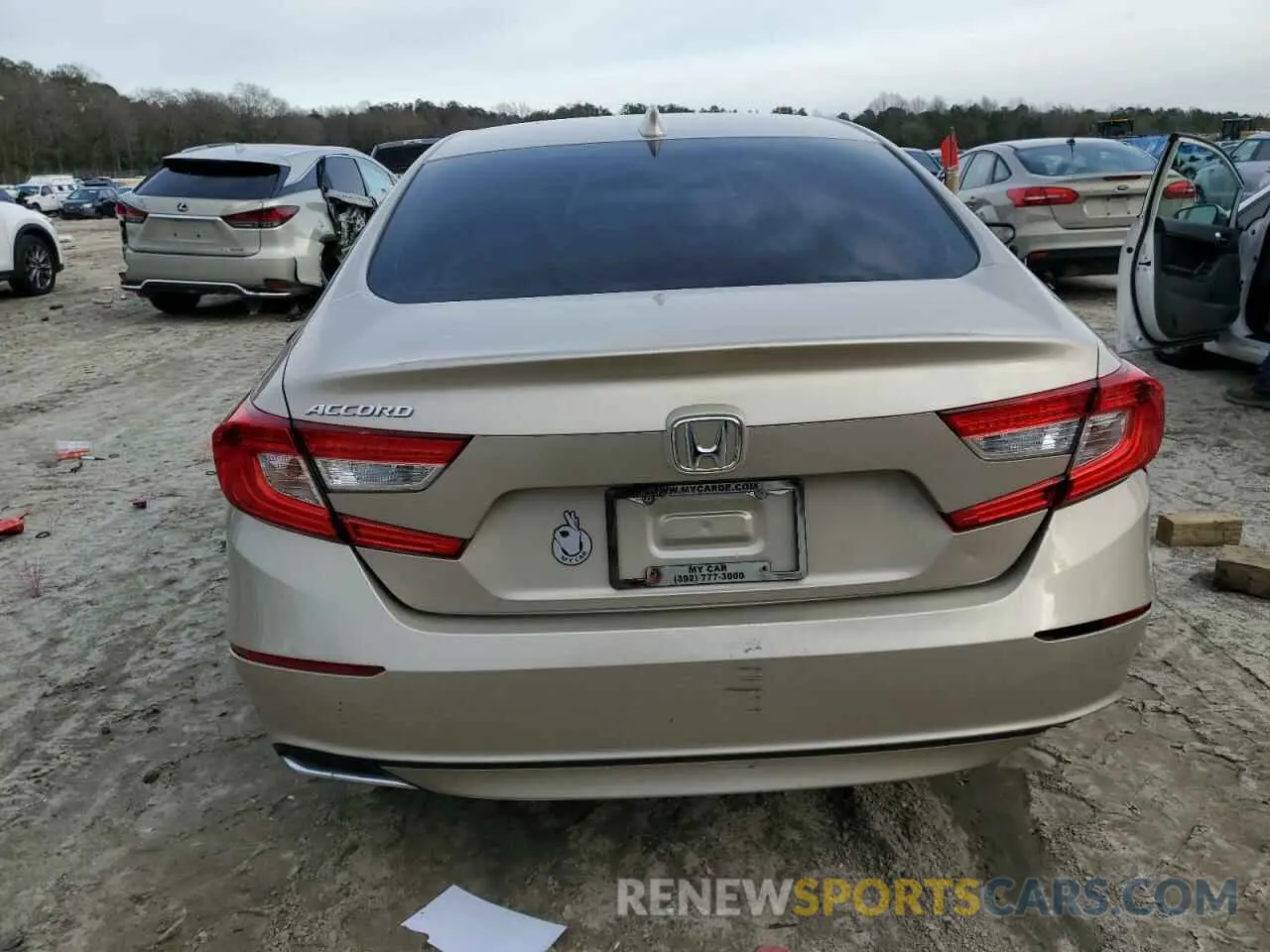 6 Photograph of a damaged car 1HGCV1F45KA075354 HONDA ACCORD 2019